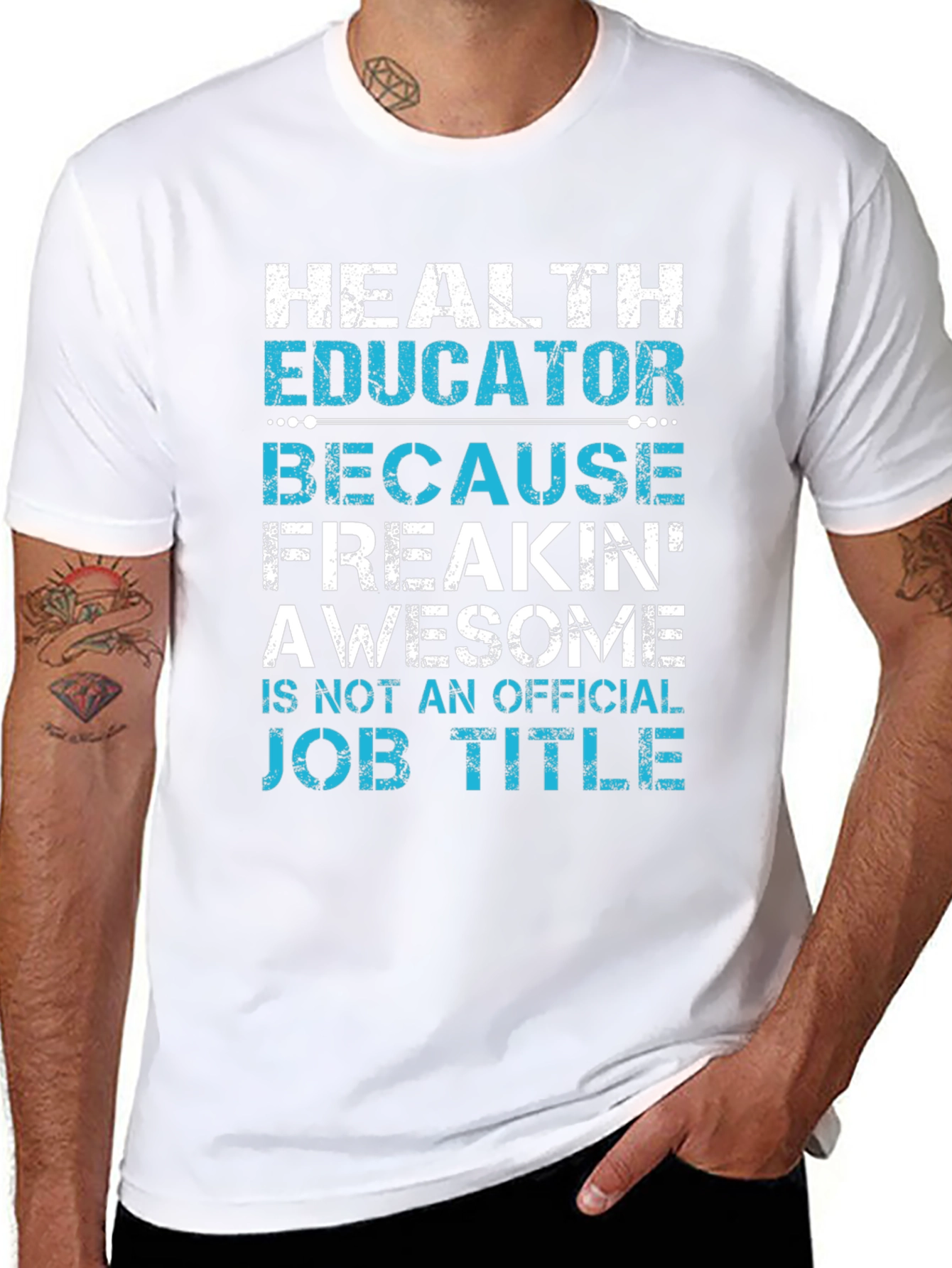 Health Educator Awesome Job Title T-Shirt