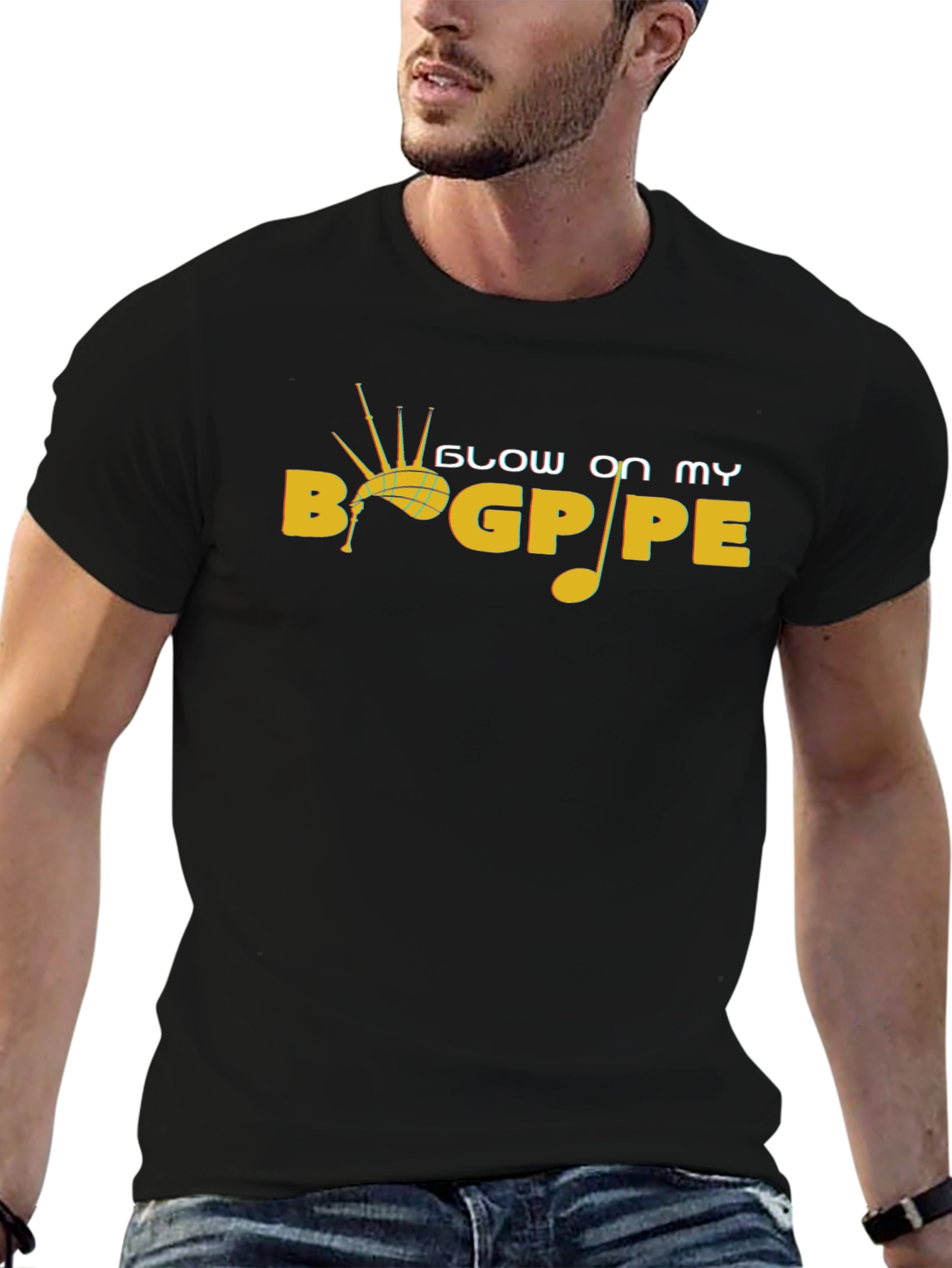 Blow On My Bagpipe Novelty T-Shirt