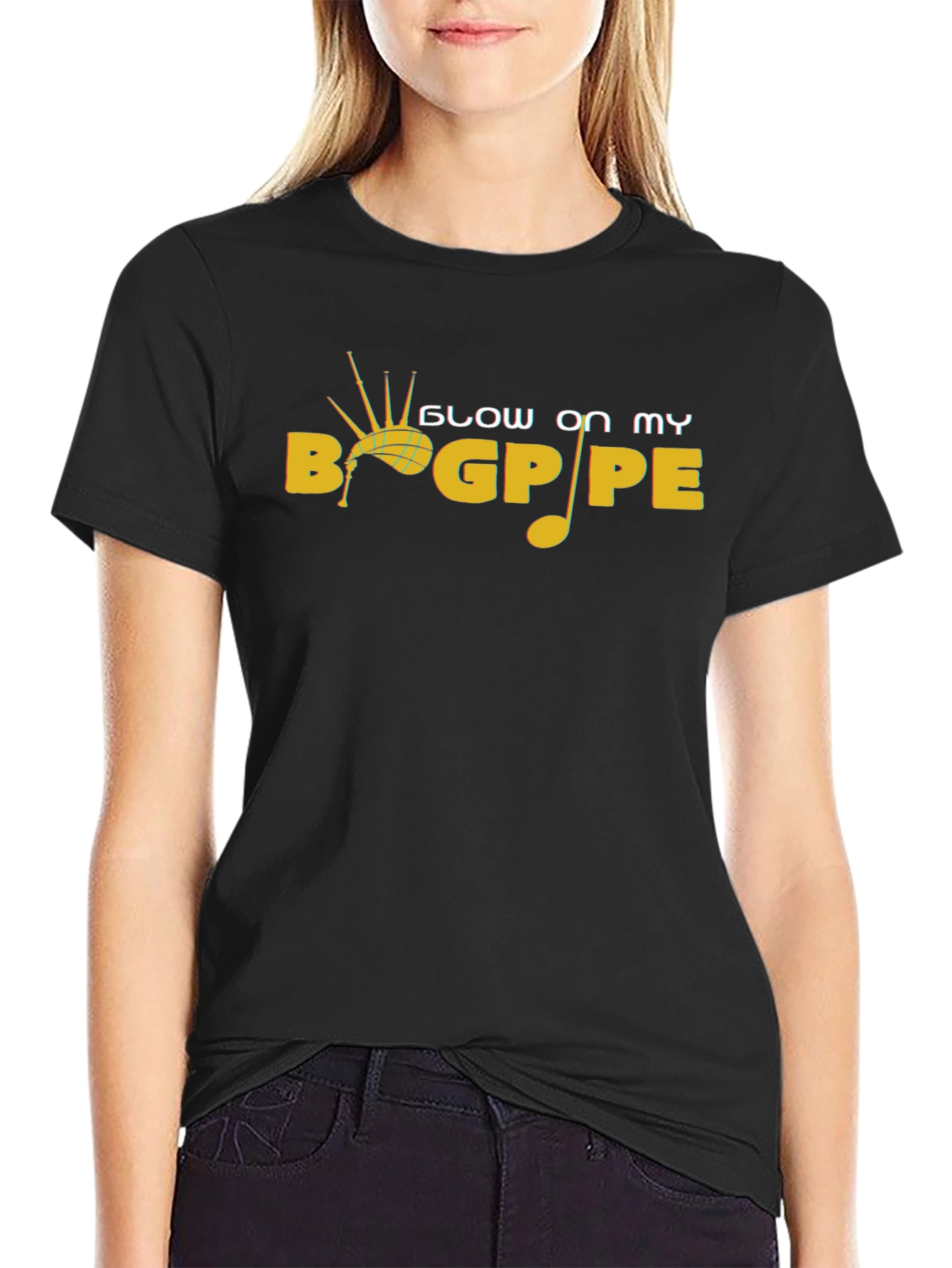 Blow On My Bagpipe Novelty T-Shirt
