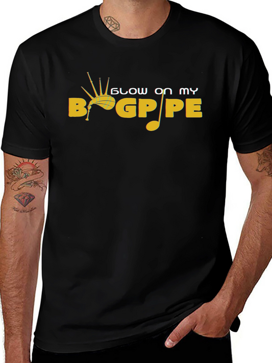 Blow On My Bagpipe Novelty T-Shirt