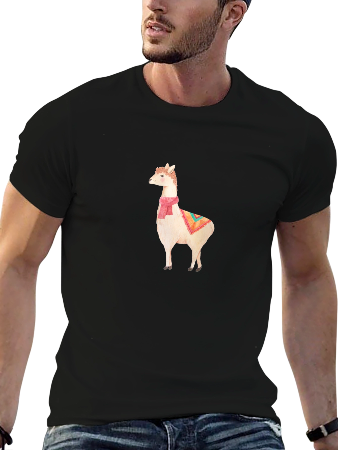 Llama T-Shirt: Cute Animal Graphic Tee