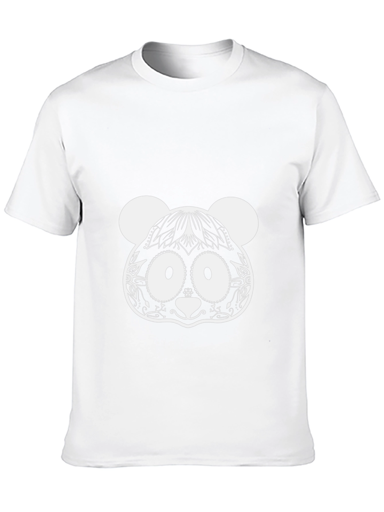 Cool Panda Graphic Tee - Black Cotton Blend