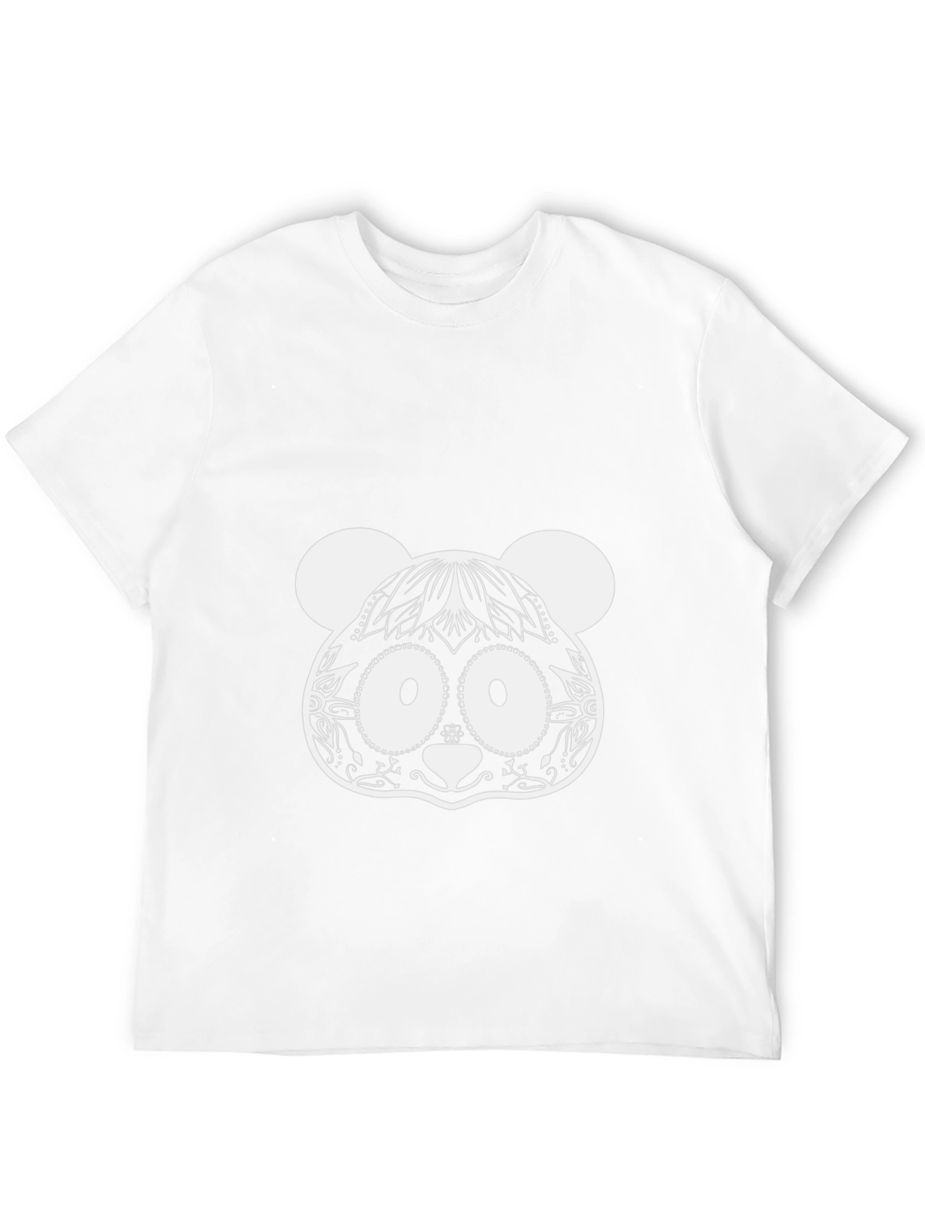 Cool Panda Graphic Tee - Black Cotton Blend