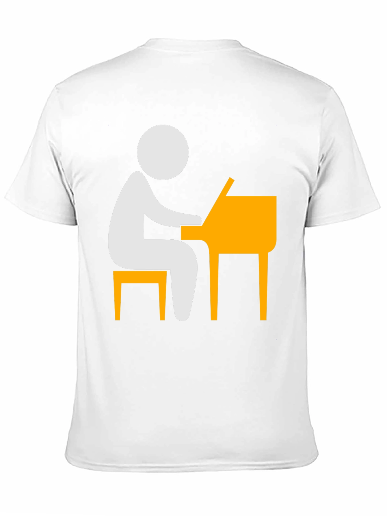 Piano Player T-Shirt - Stick Figure Musician Tee