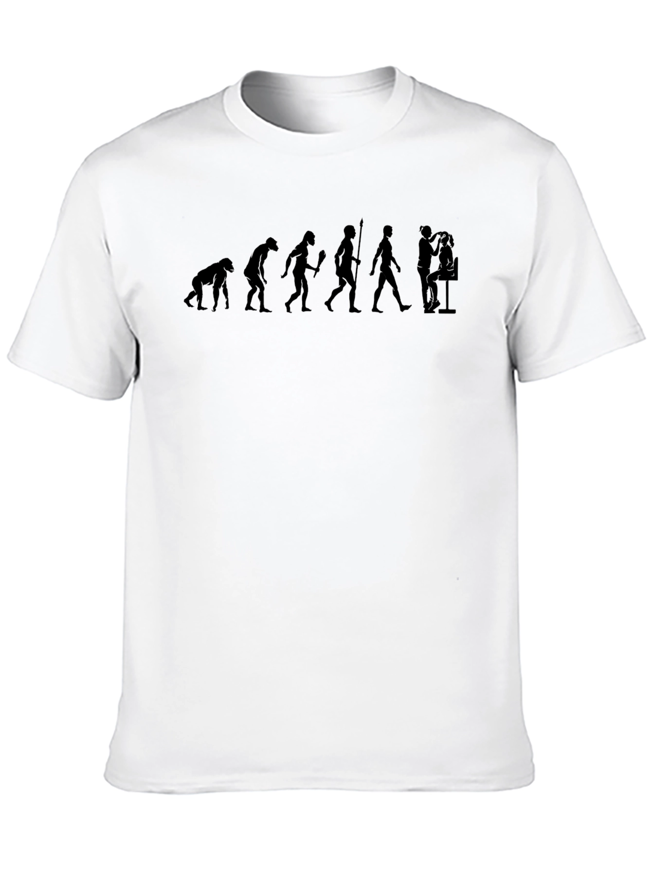 Evolution of Beauty T-Shirt - Funny Hairdresser Tee