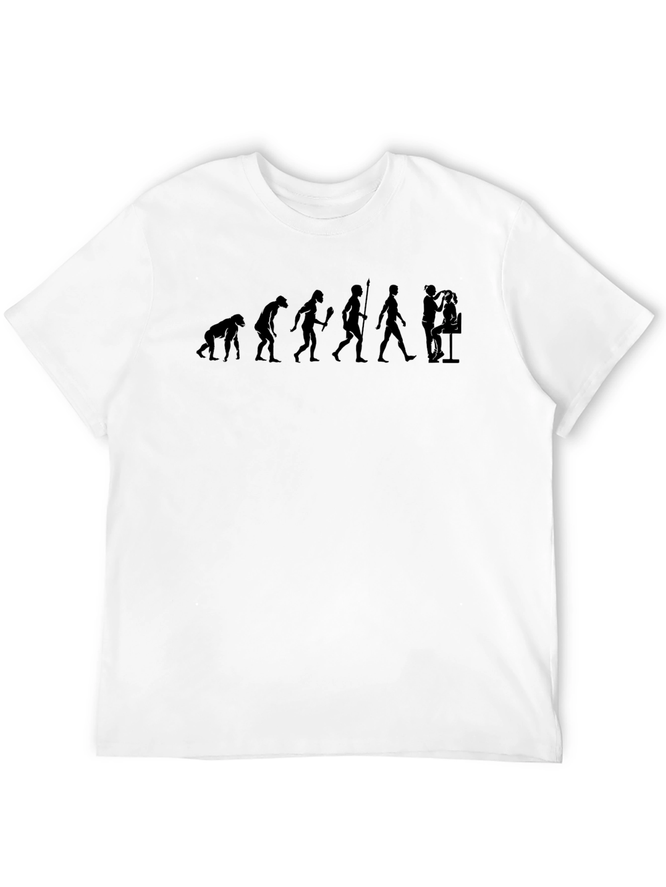 Evolution of Beauty T-Shirt - Funny Hairdresser Tee