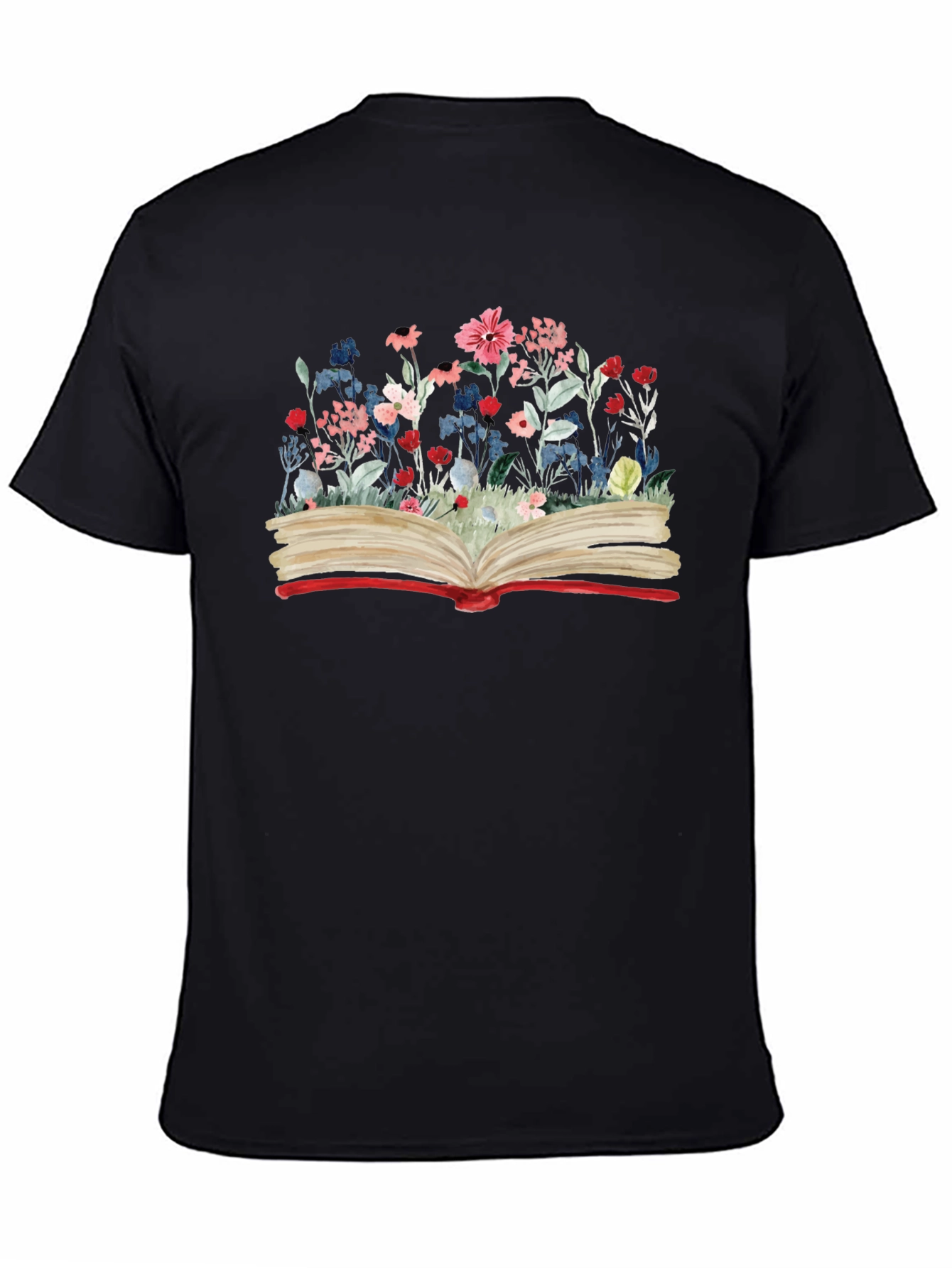 Floral Book Graphic Tee - Read in Bloom