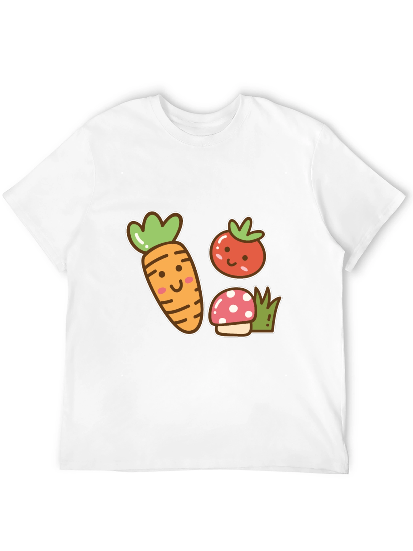 Cute Cartoon Veggie T-Shirt