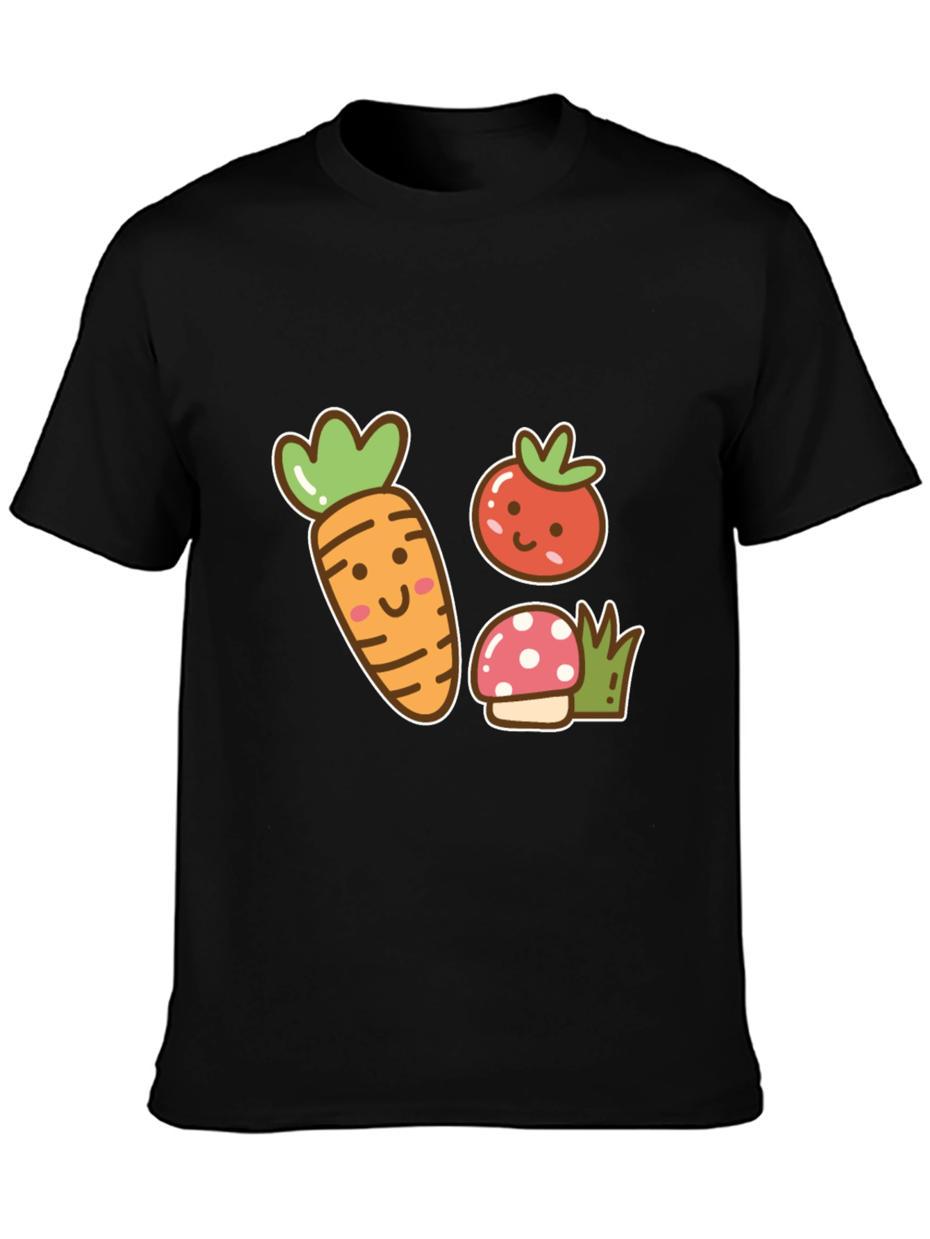 Cute Cartoon Veggie T-Shirt