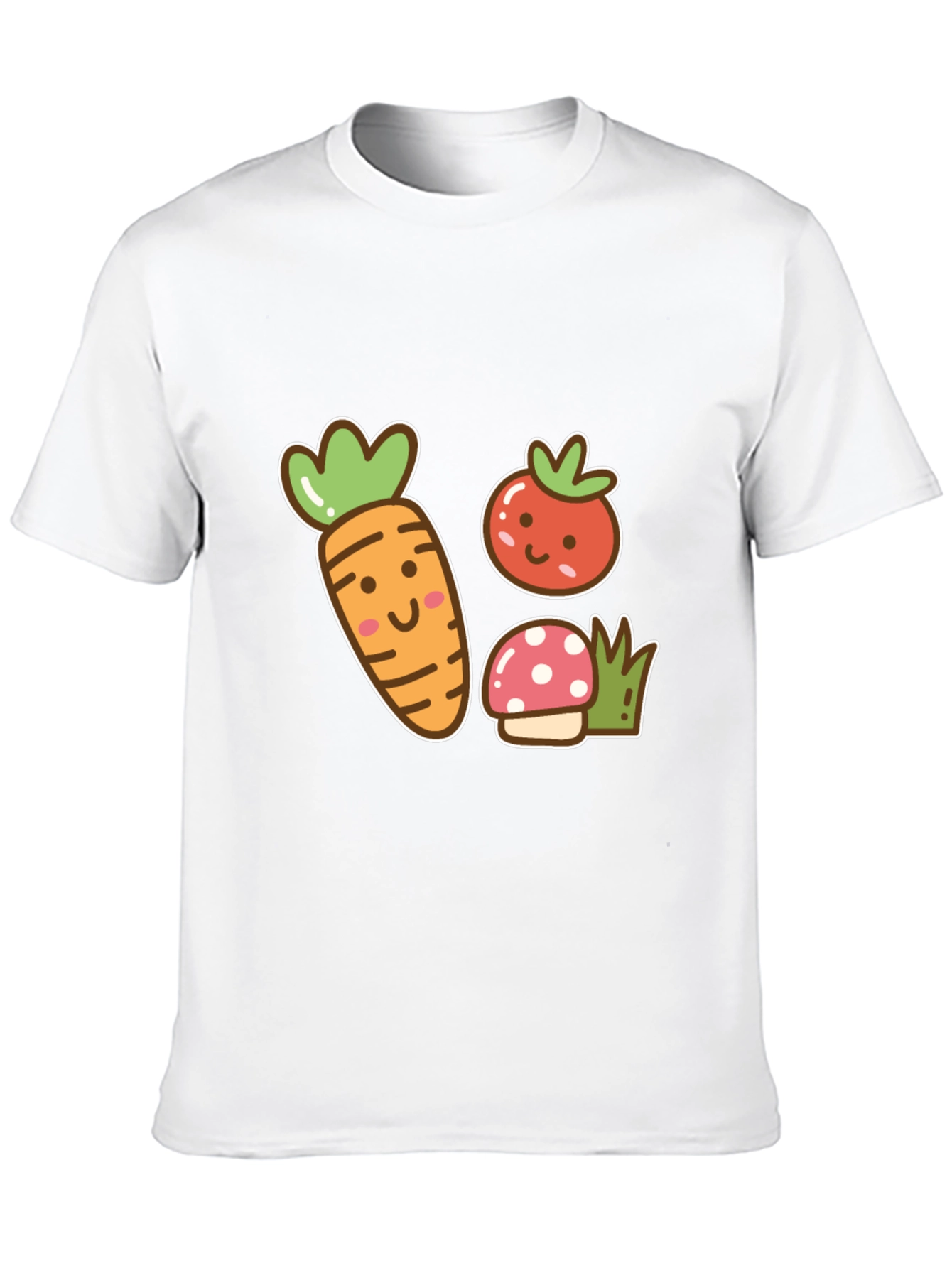 Cute Cartoon Veggie T-Shirt