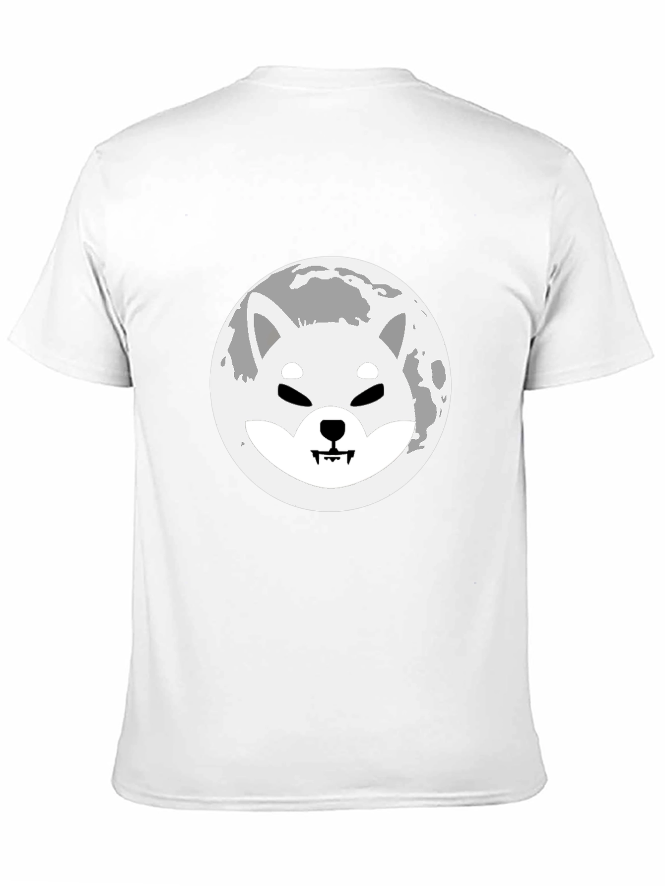 Shiba Inu Moon Black T-Shirt Crypto Doge Meme Tee