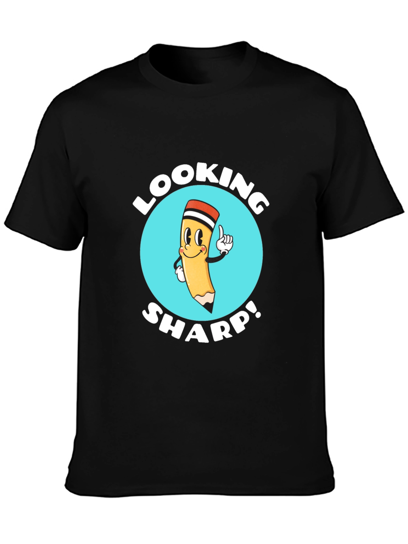 Looking Sharp T-Shirt - Funny Cartoon Pencil