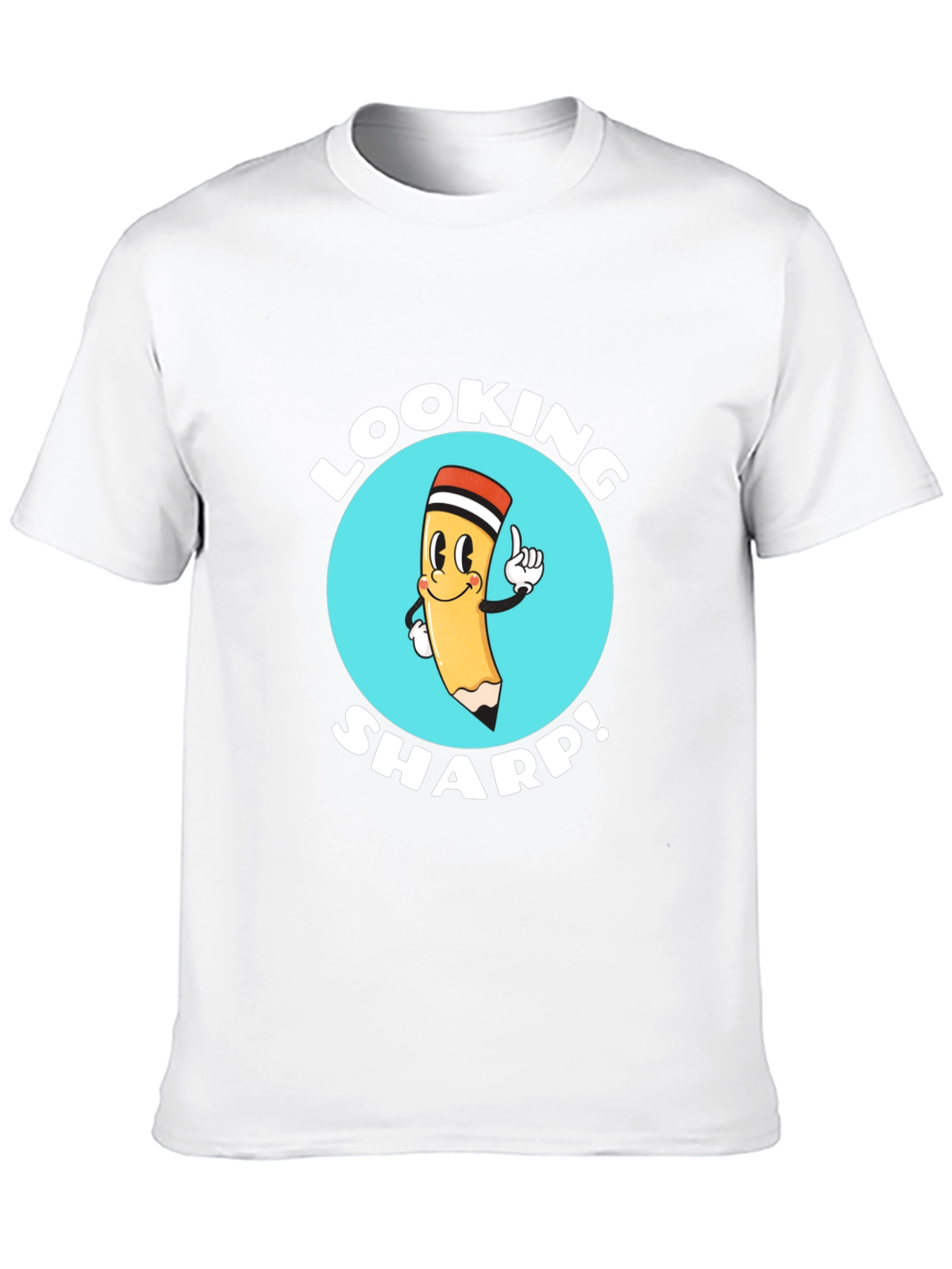 Looking Sharp T-Shirt - Funny Cartoon Pencil