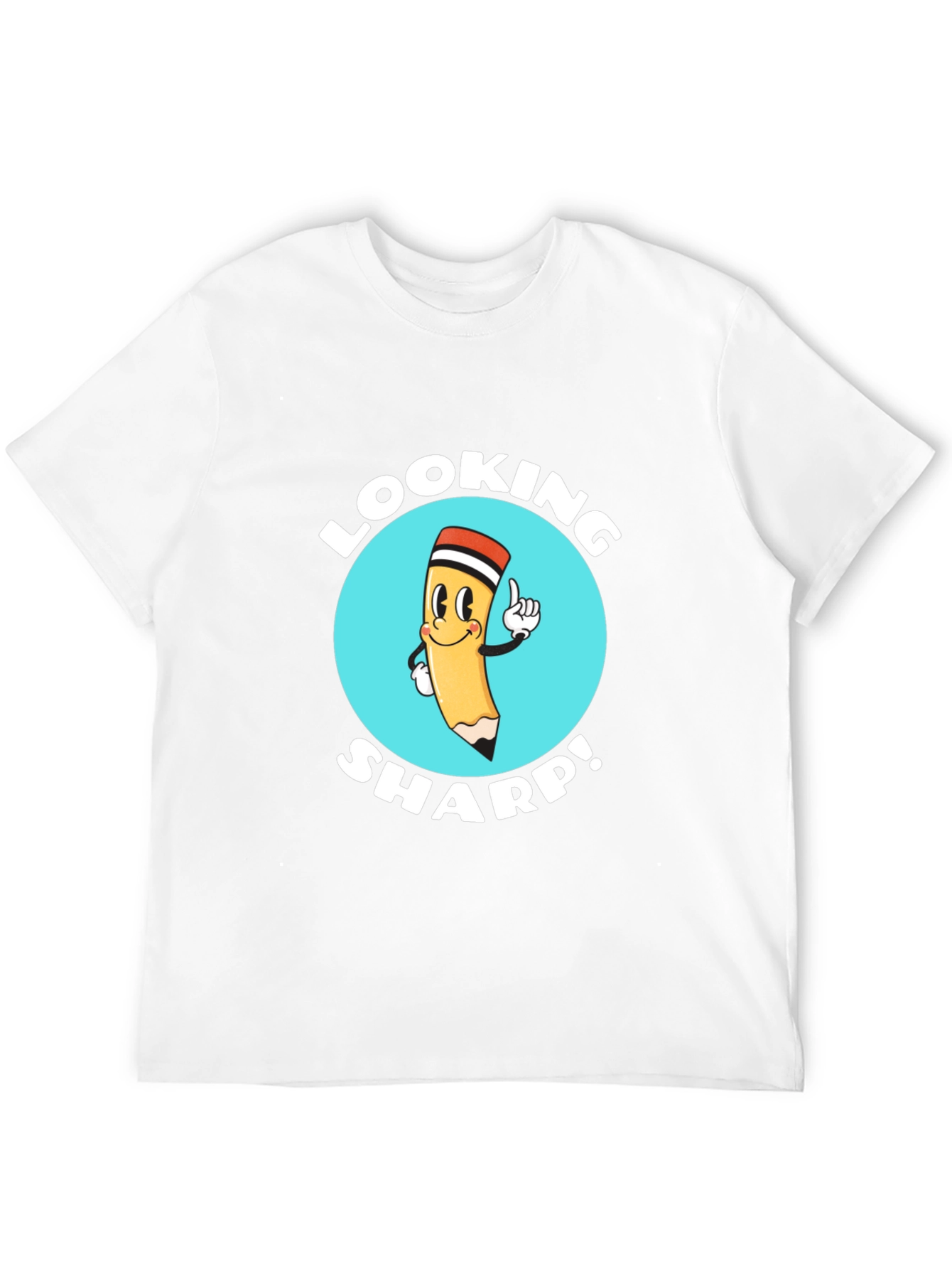 Looking Sharp T-Shirt - Funny Cartoon Pencil