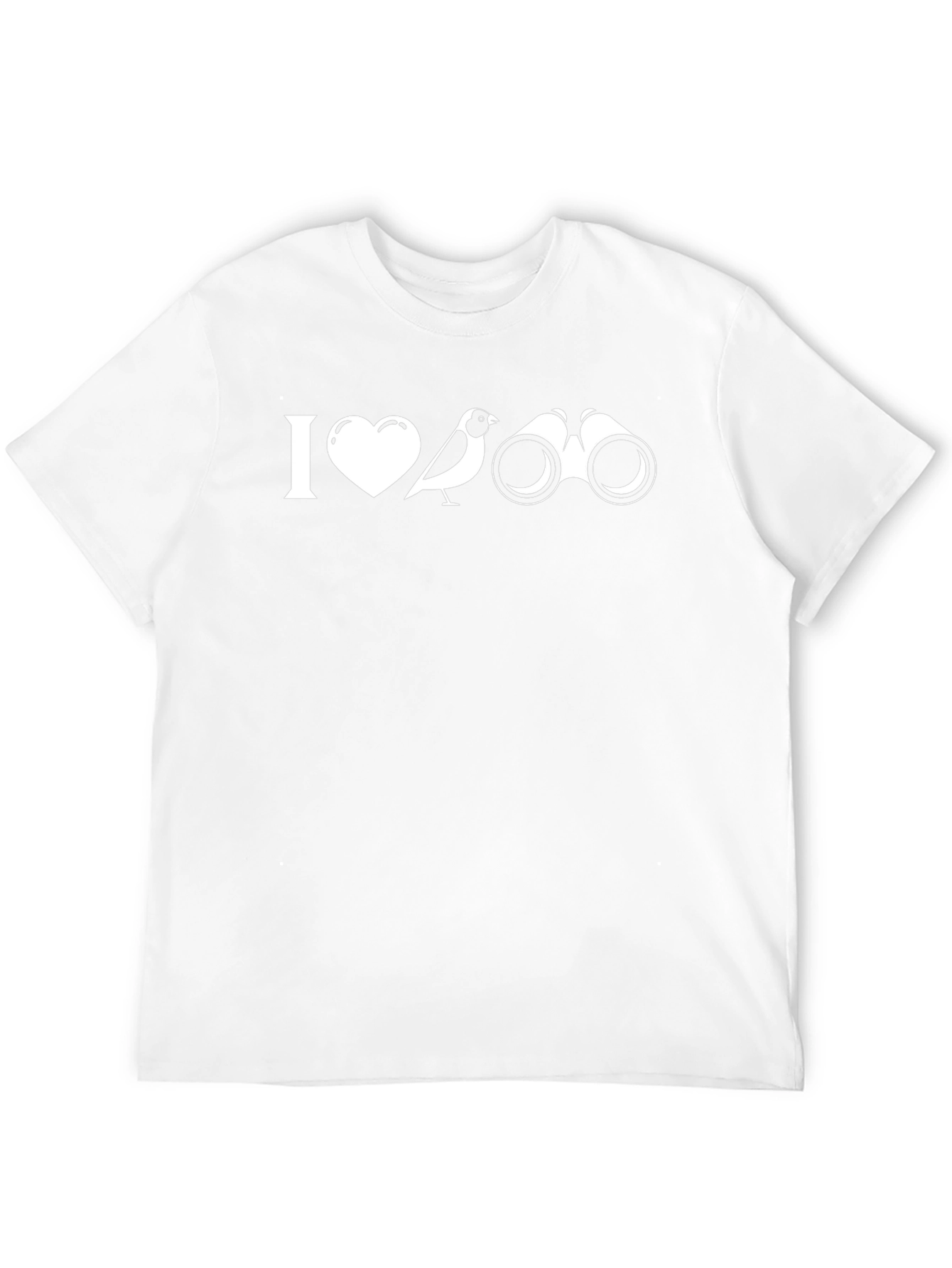 Bird Watching T-Shirt: I Love Birding Binoculars Tee
