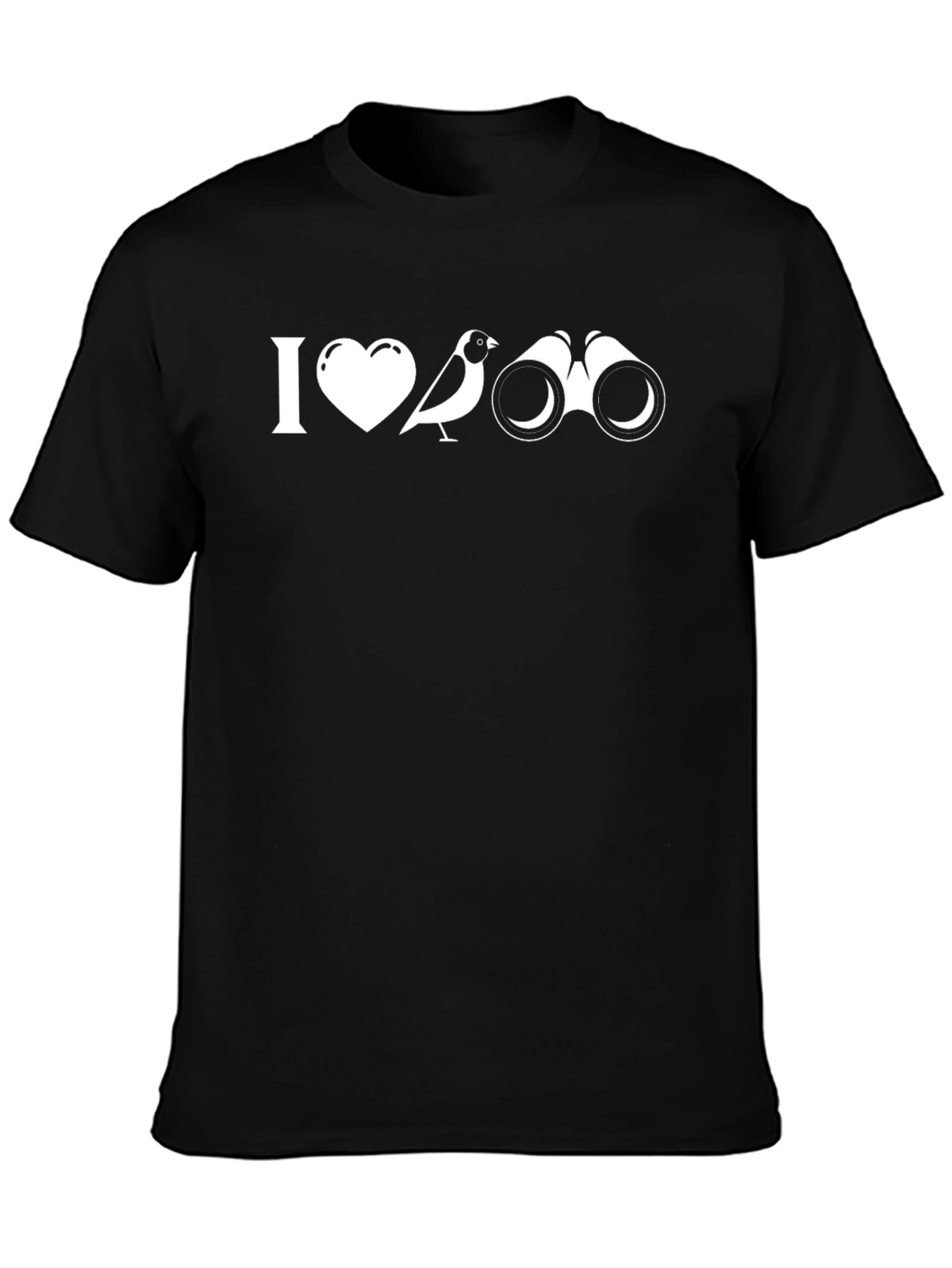 Bird Watching T-Shirt: I Love Birding Binoculars Tee