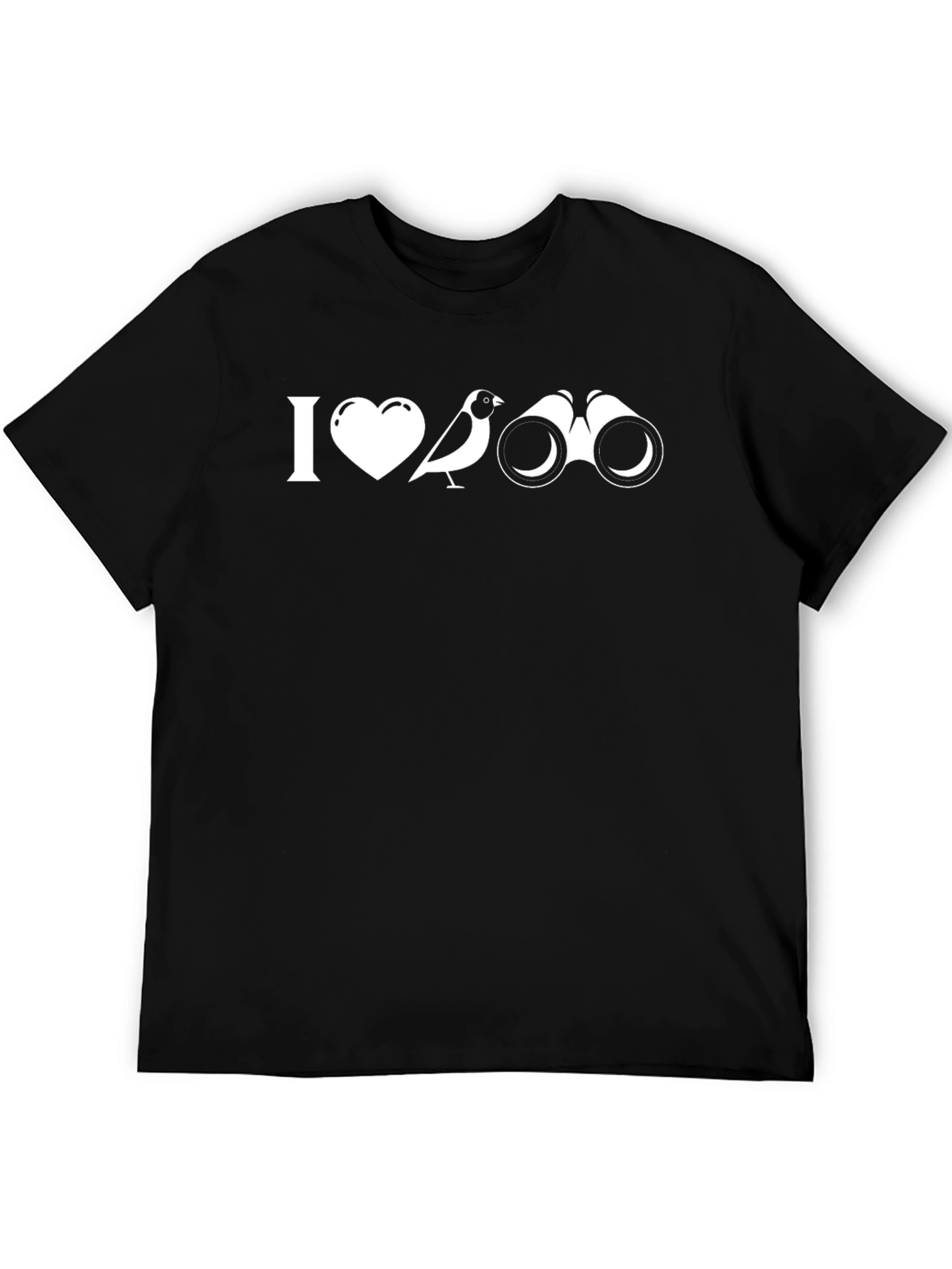 Bird Watching T-Shirt: I Love Birding Binoculars Tee