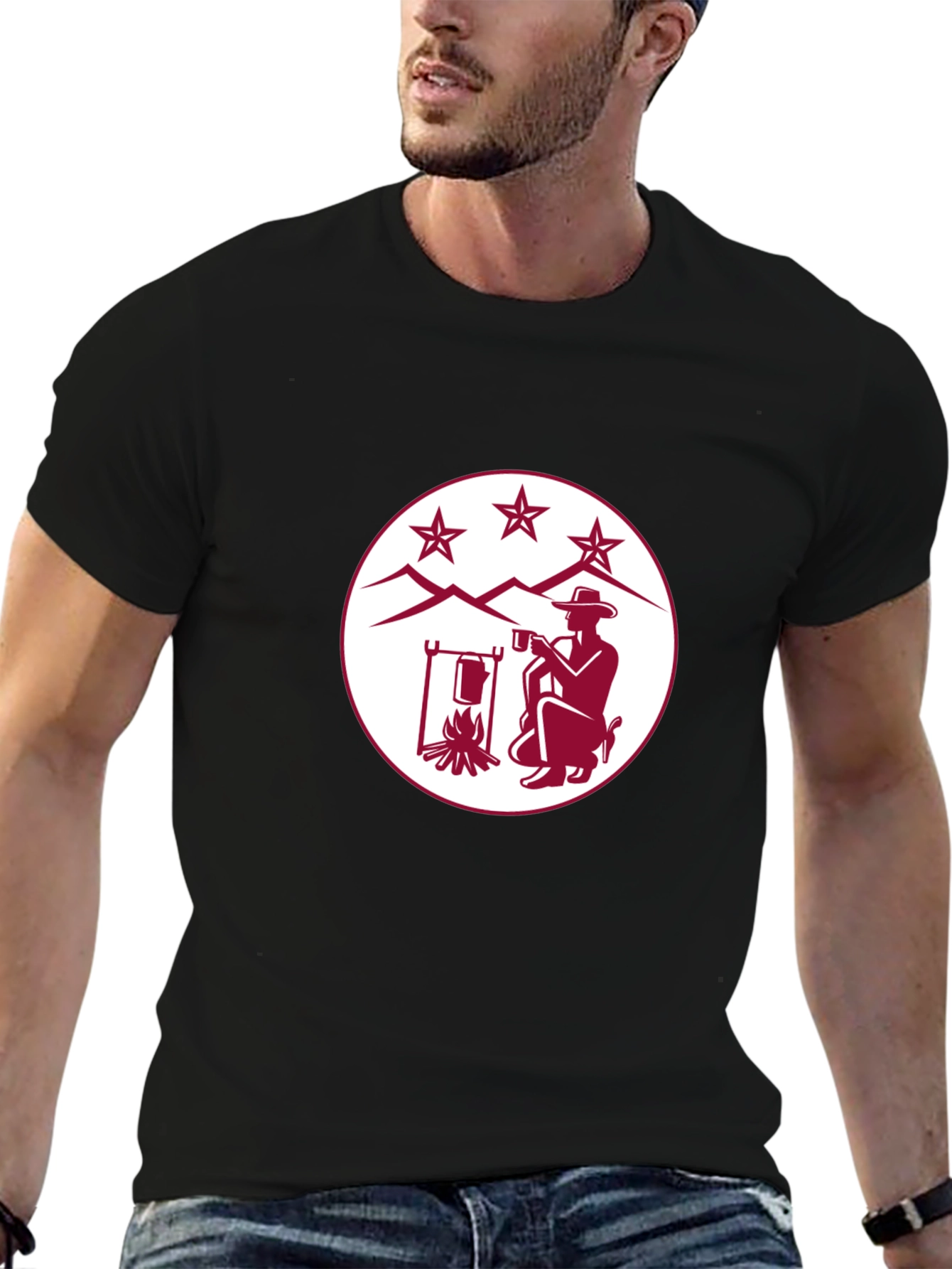Cowboy Campfire Graphic Tee