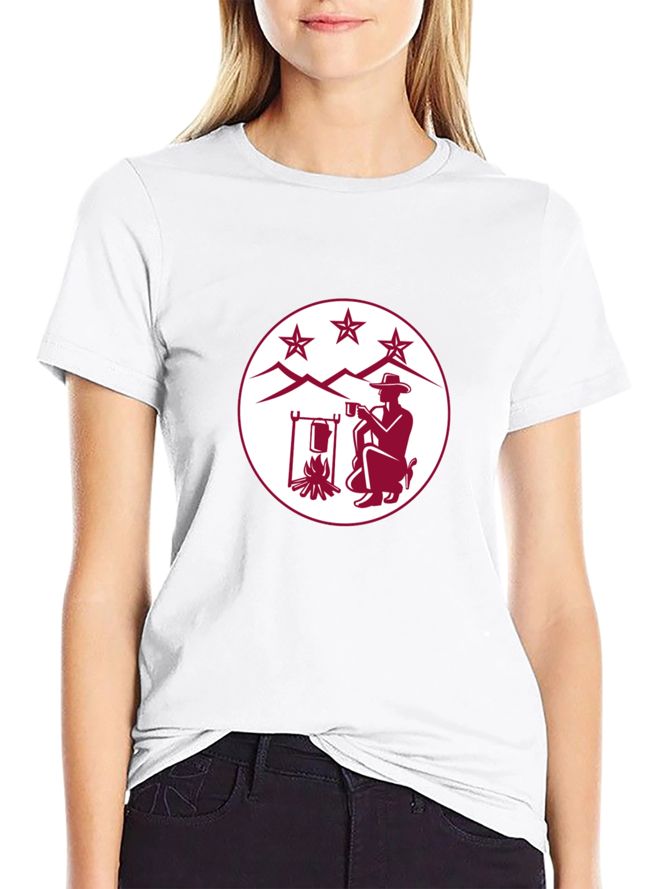 Cowboy Campfire Graphic Tee