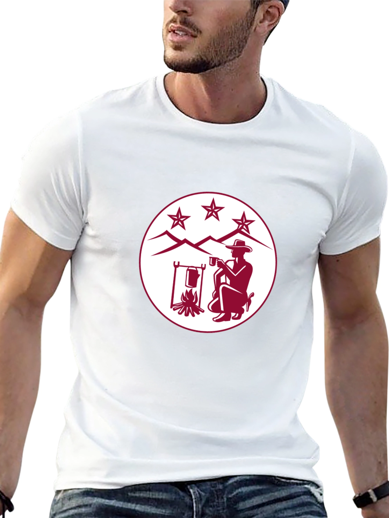 Cowboy Campfire Graphic Tee