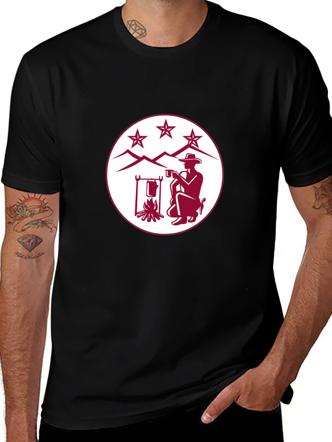 Cowboy Campfire Graphic Tee