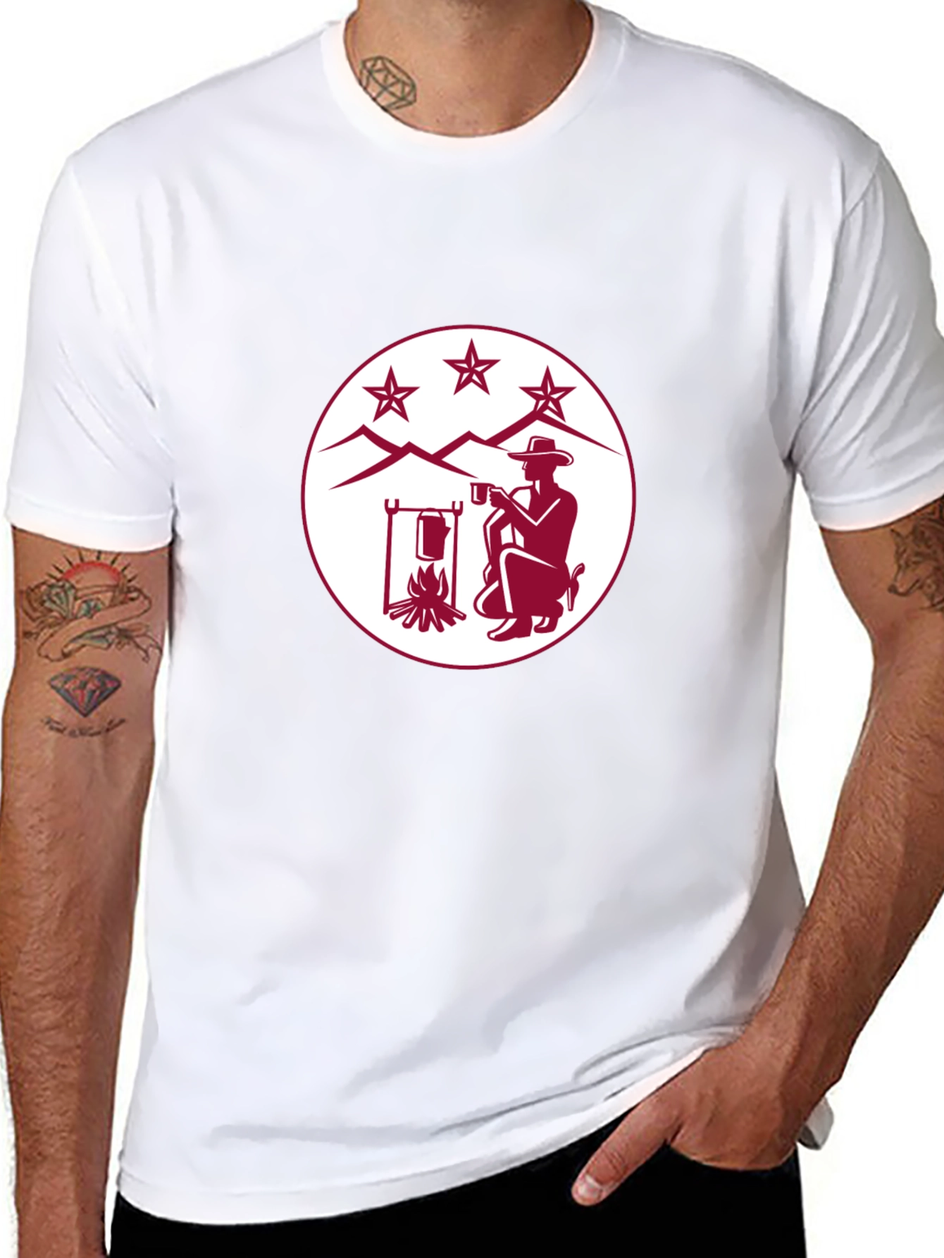 Cowboy Campfire Graphic Tee