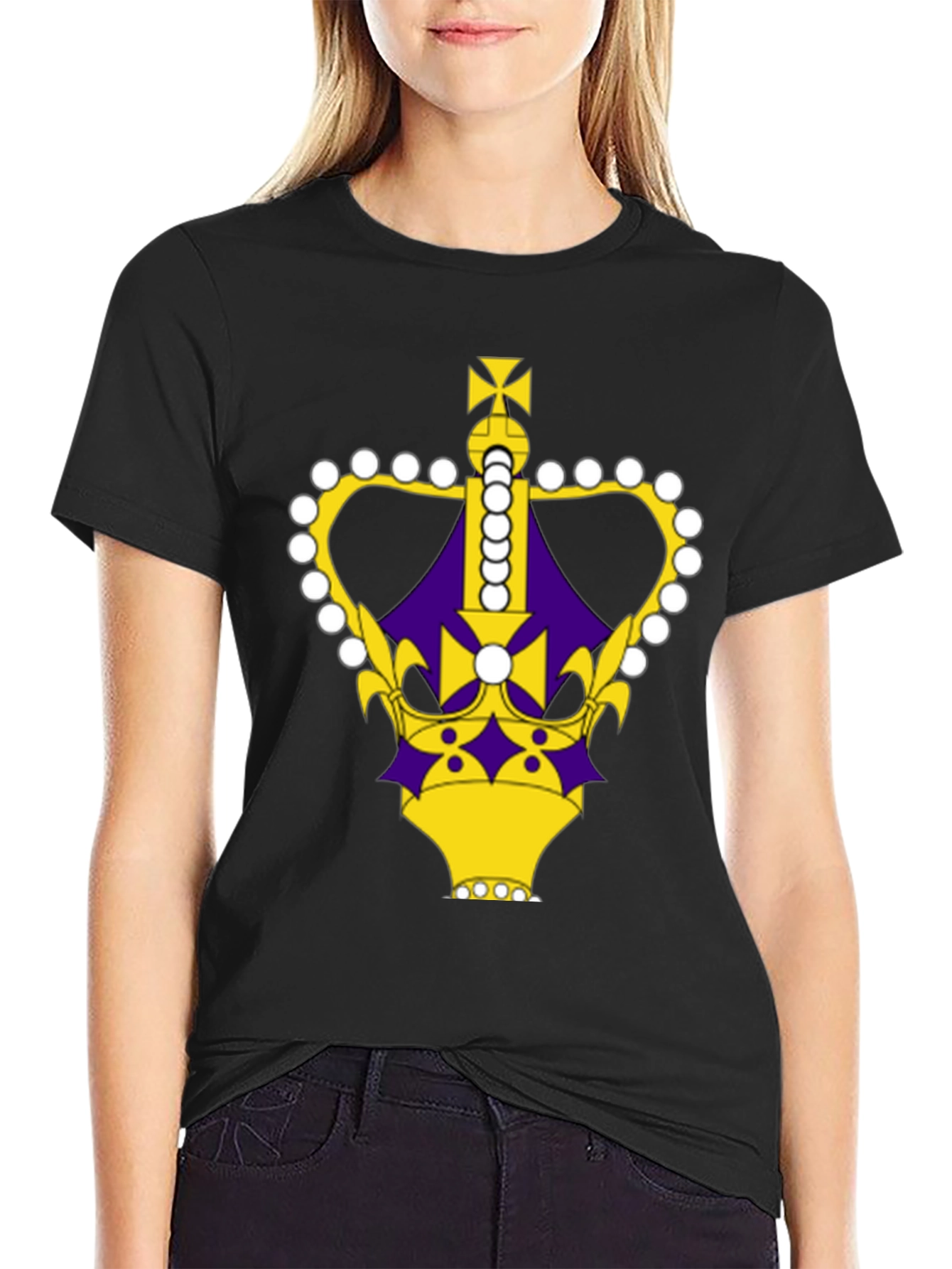 Crown Graphic Tee - Royal Style
