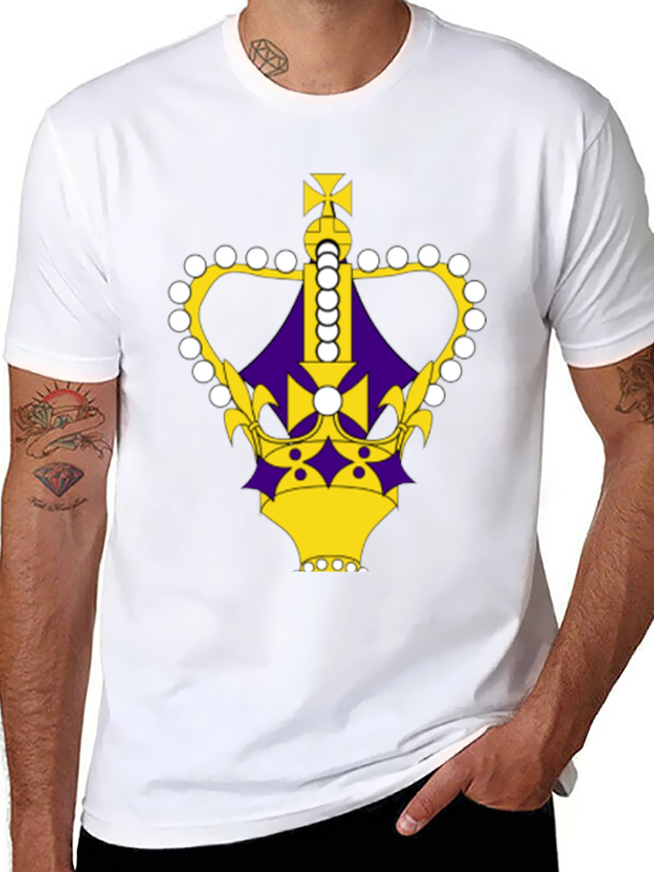 Crown Graphic Tee - Royal Style