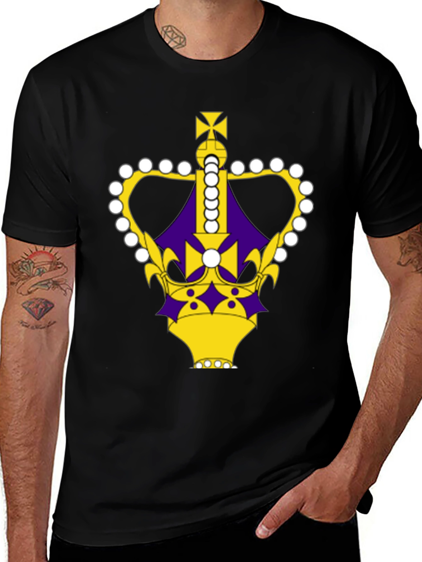 Crown Graphic Tee - Royal Style