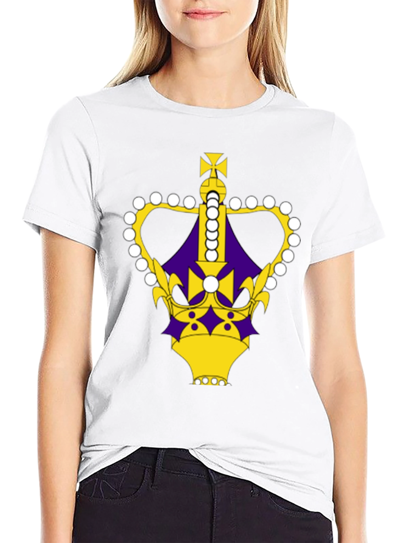 Crown Graphic Tee - Royal Style