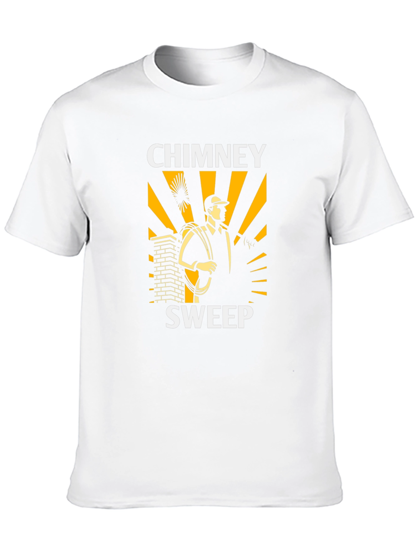 Chimney Sweep Graphic T-Shirt - Black