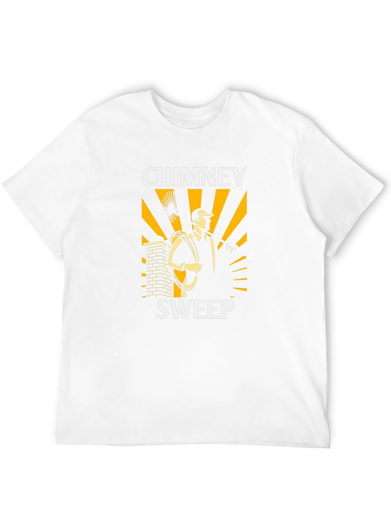 Chimney Sweep Graphic T-Shirt - Black