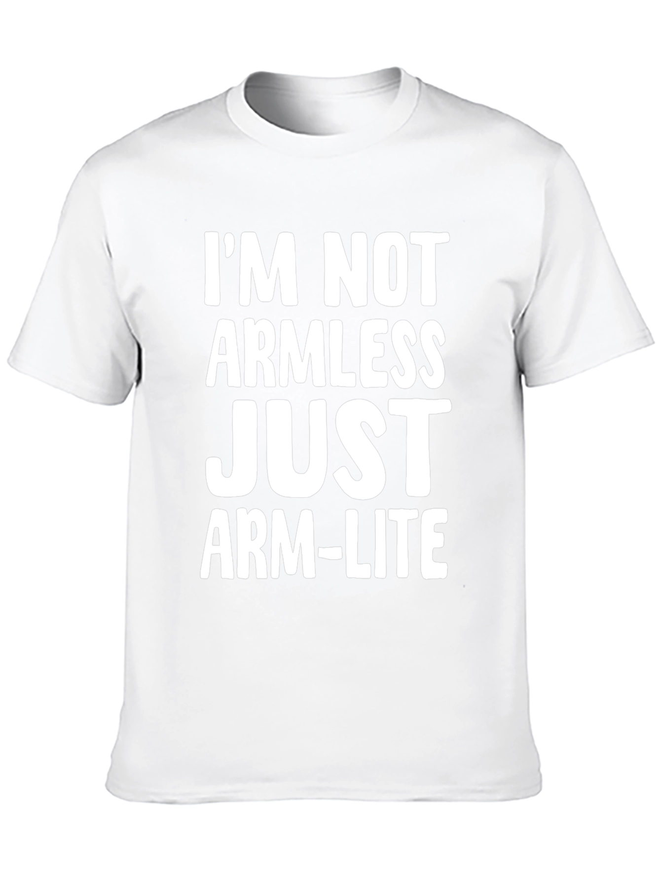 Funny Arm-Lite Graphic Tee - Black