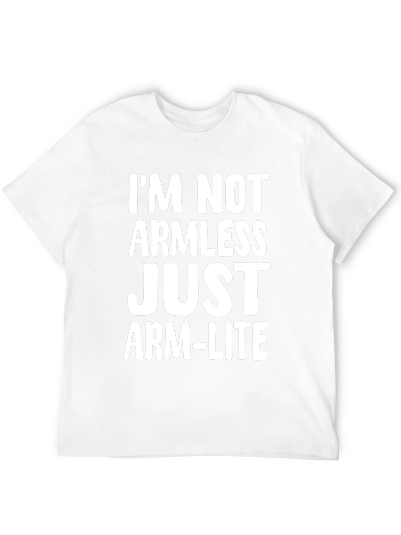 Funny Arm-Lite Graphic Tee - Black