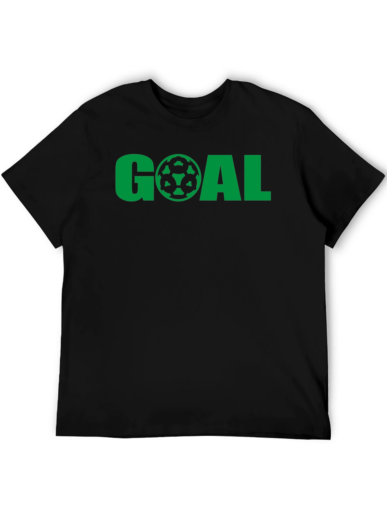 Goal Soccer T-Shirt - Green Graphic Tee