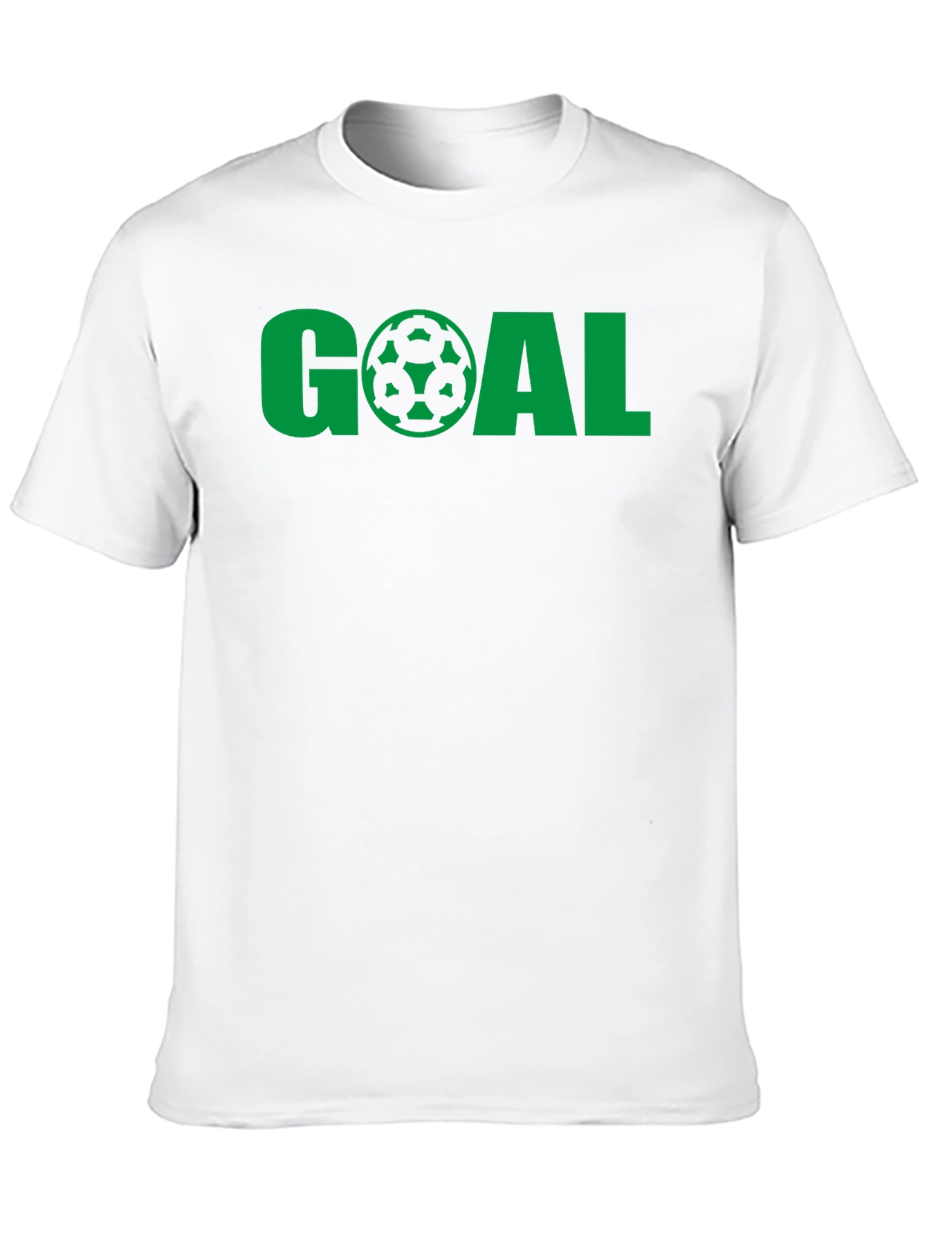 Goal Soccer T-Shirt - Green Graphic Tee