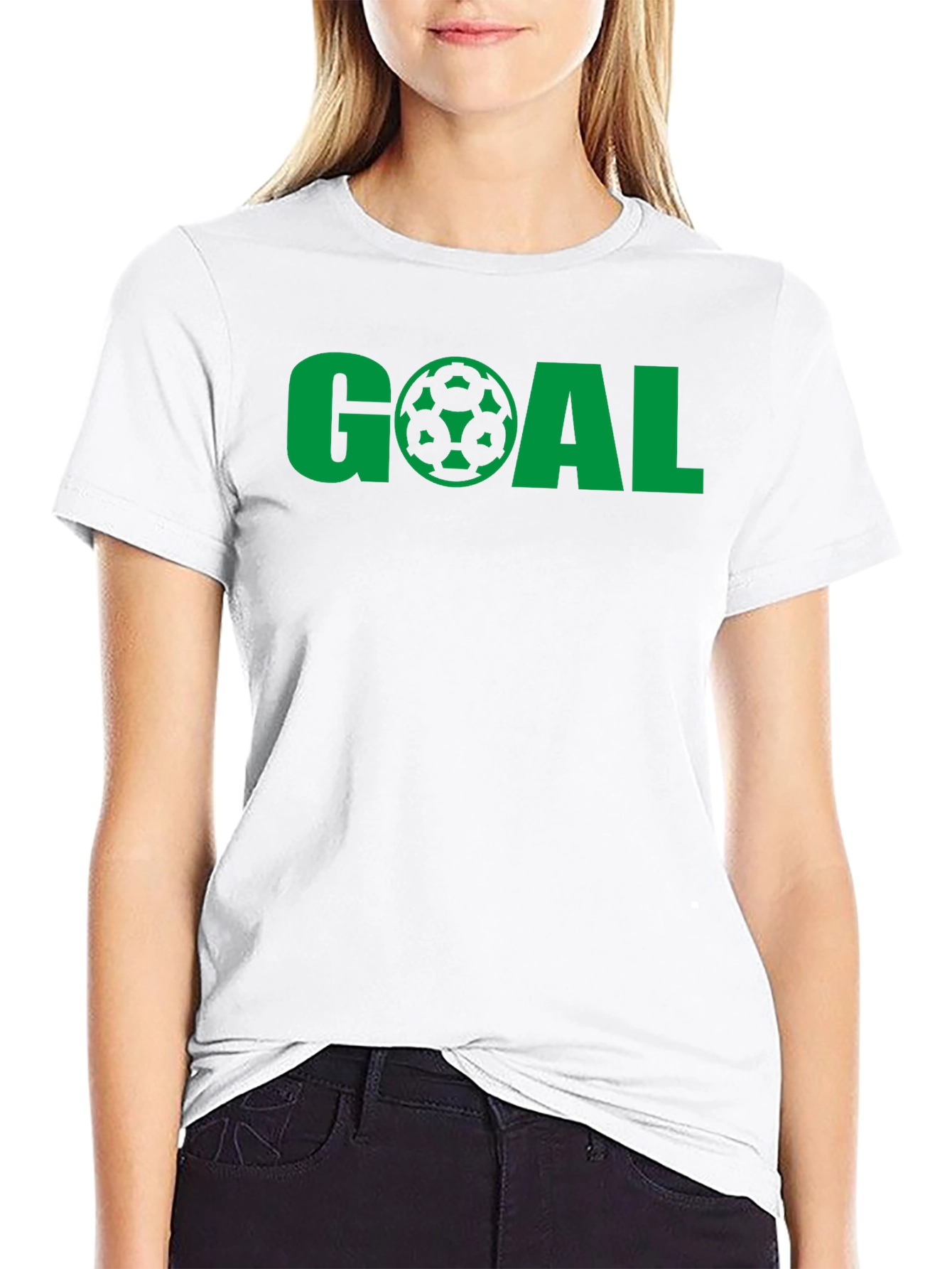 Goal Soccer T-Shirt - Green Graphic Tee