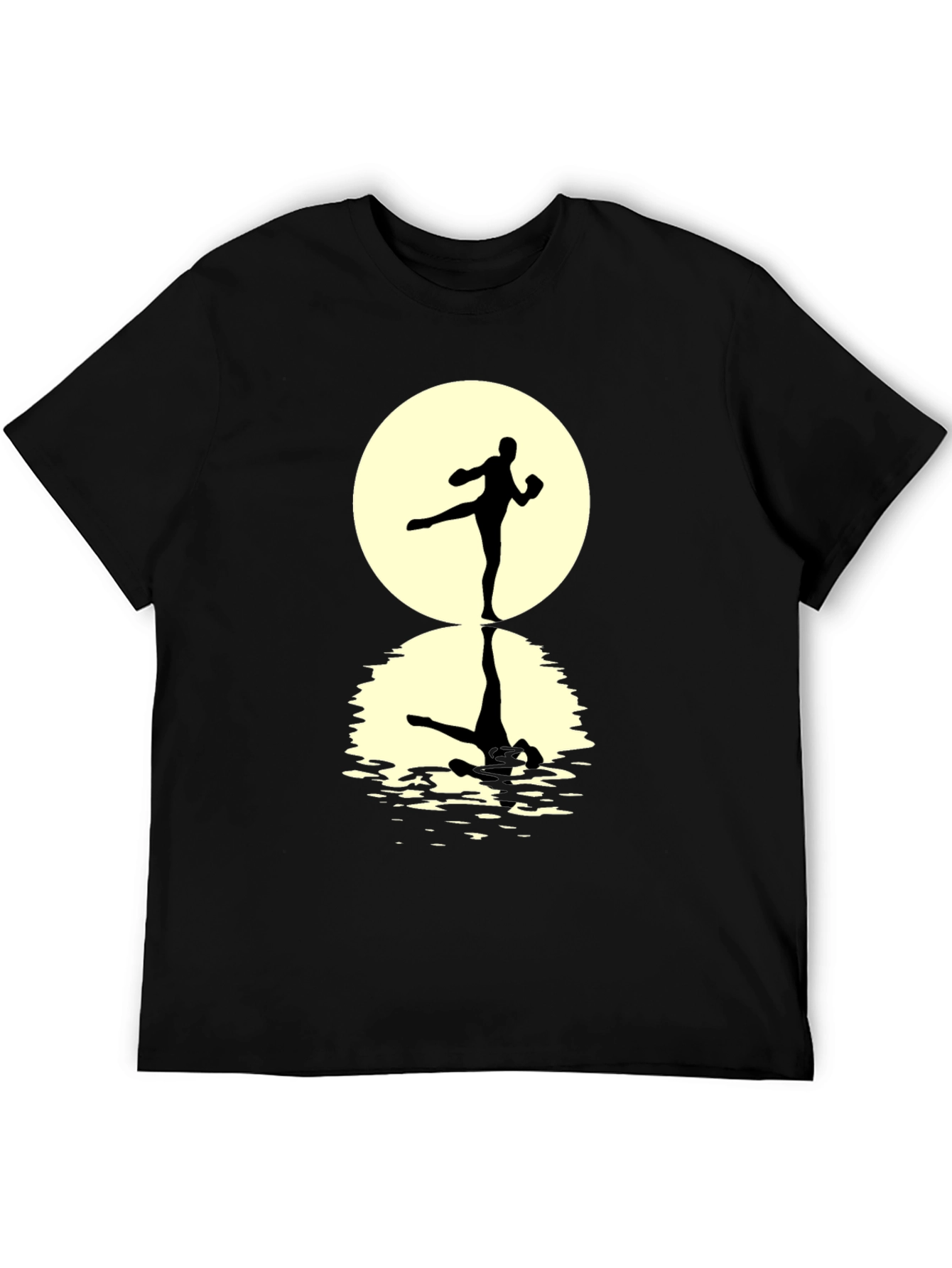 Martial Arts Silhouette Graphic T-Shirt
