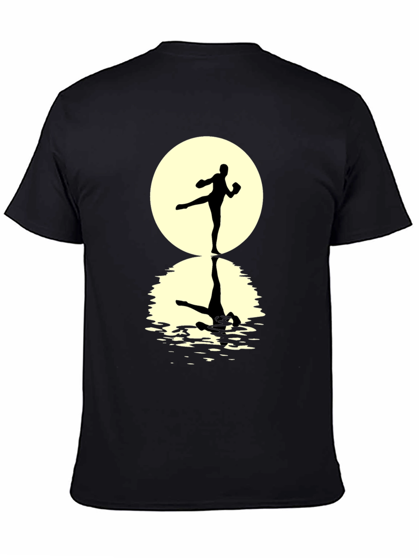 Martial Arts Silhouette Graphic T-Shirt