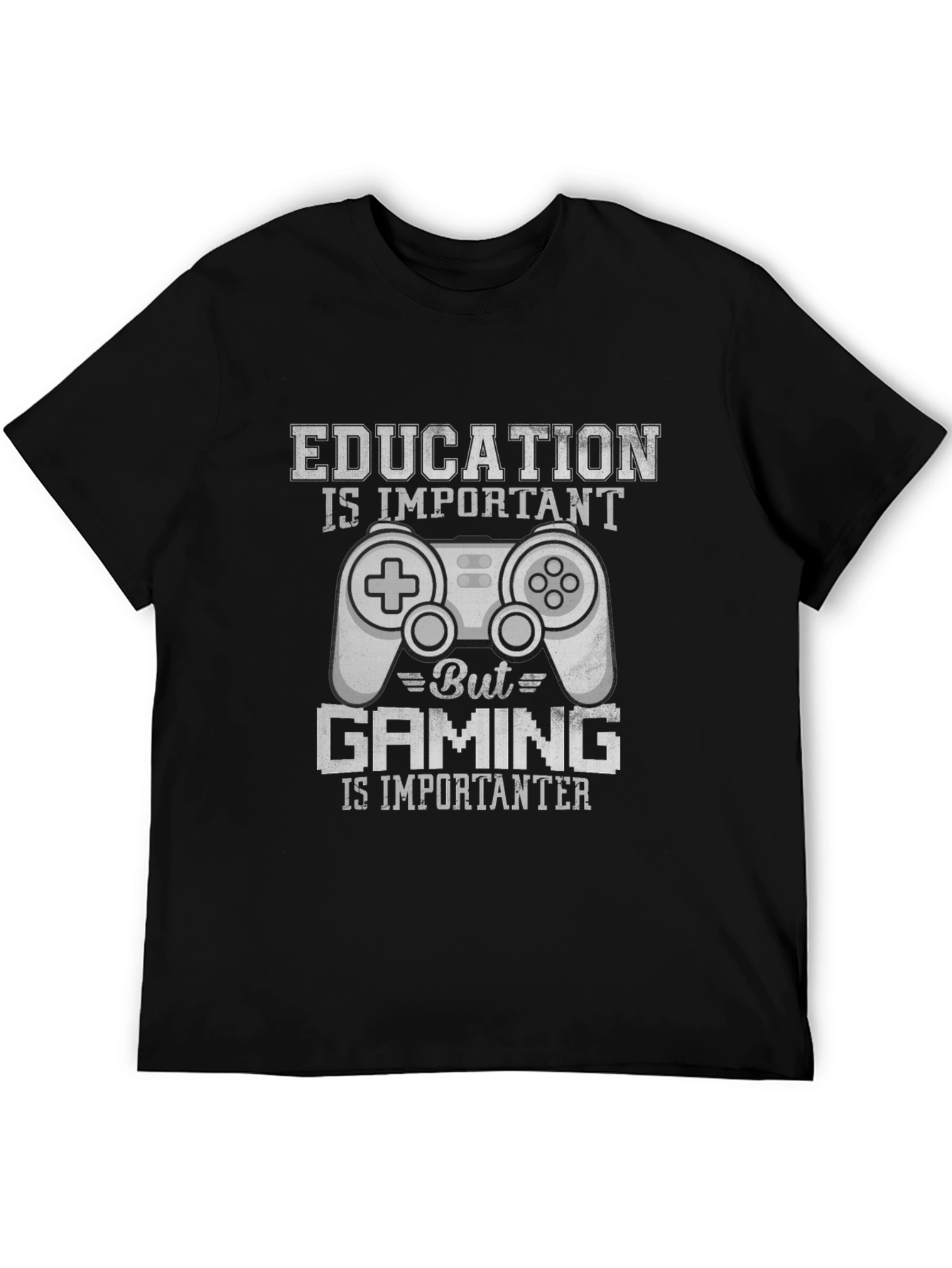 Gaming is Importanter T-Shirt - Black Gamer Tee