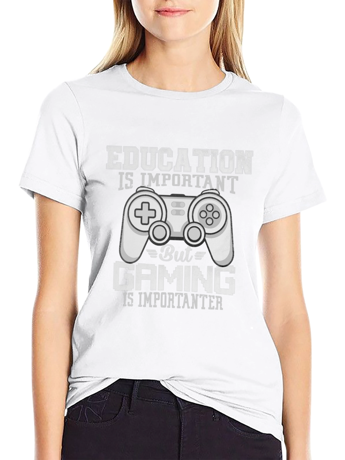Gaming is Importanter T-Shirt - Black Gamer Tee