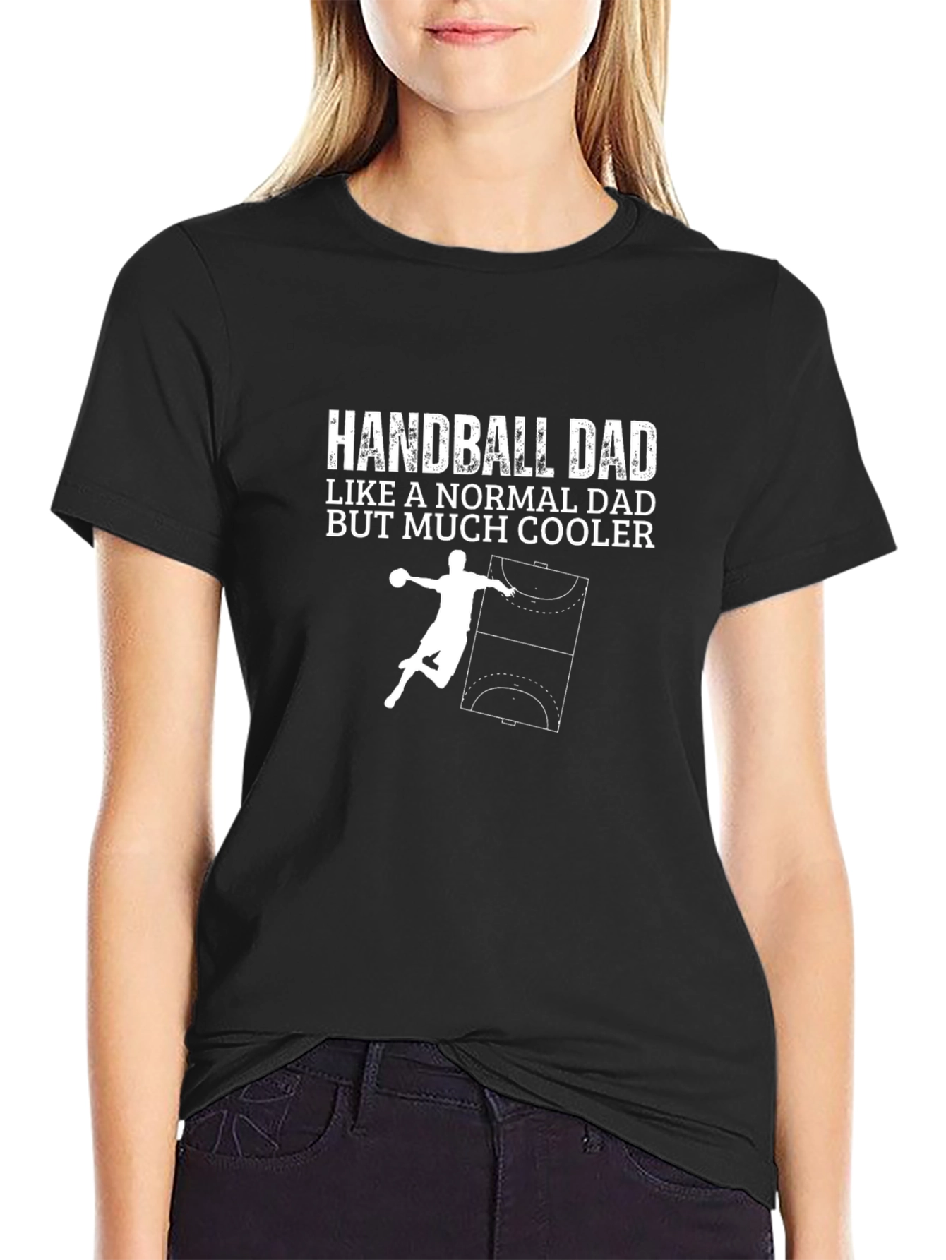 Handball Dad T-Shirt - Cooler Than Normal Dad!