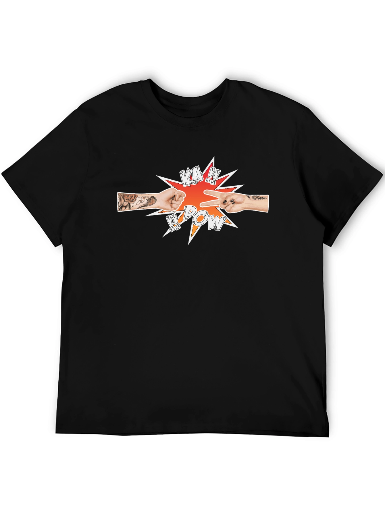 Ka Pow Comic Style Graphic T-Shirt