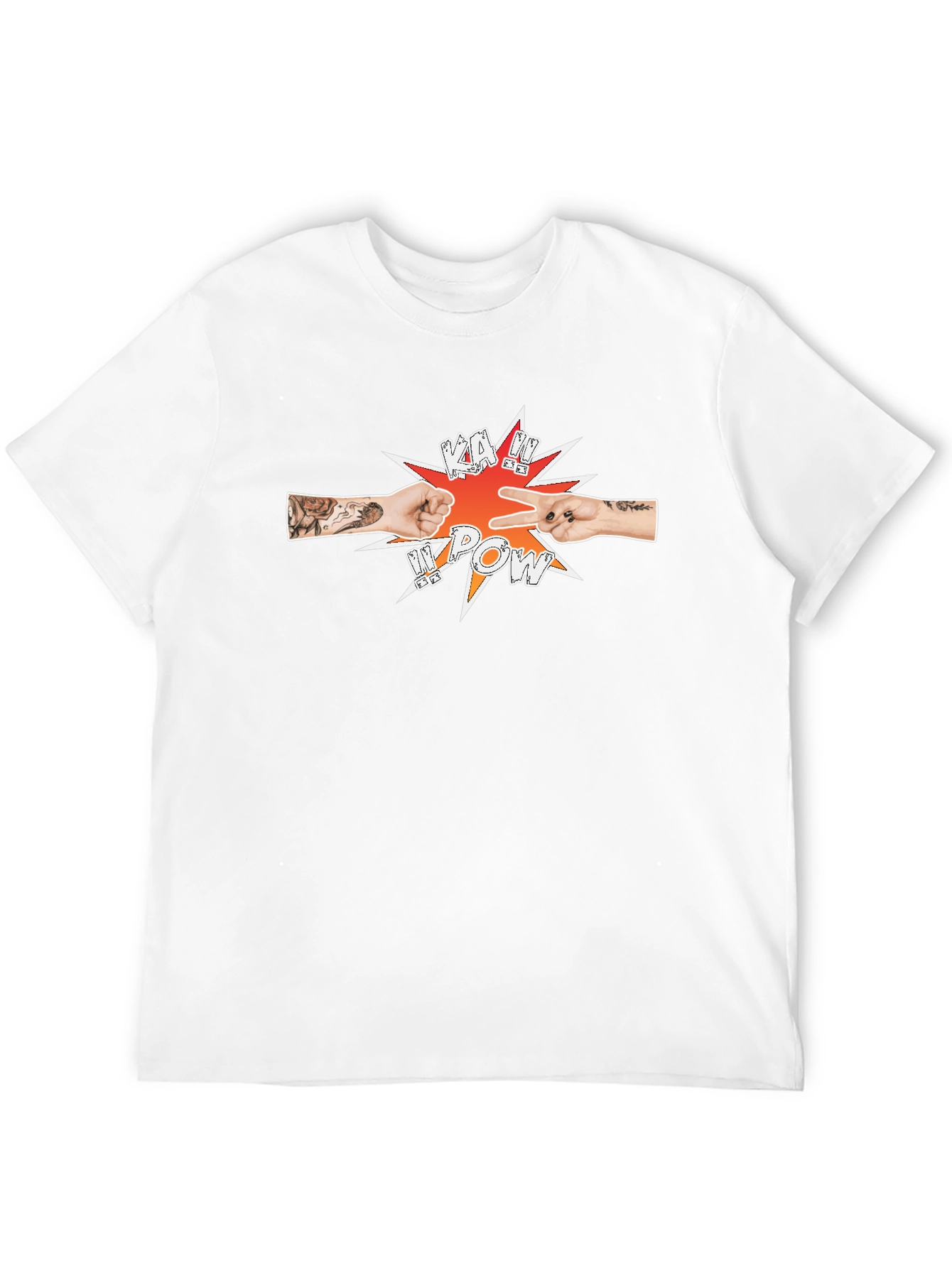 Ka Pow Comic Style Graphic T-Shirt