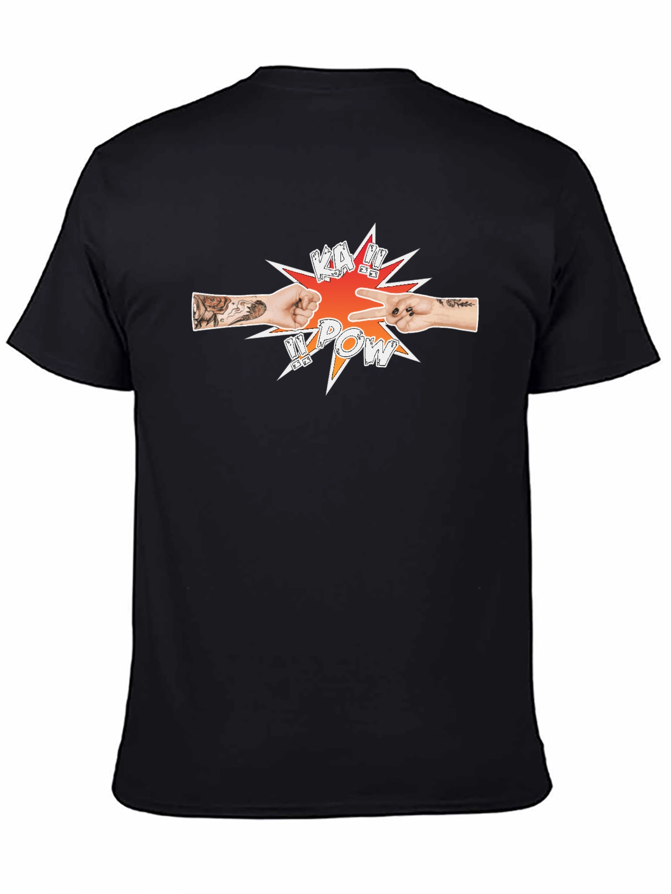 Ka Pow Comic Style Graphic T-Shirt