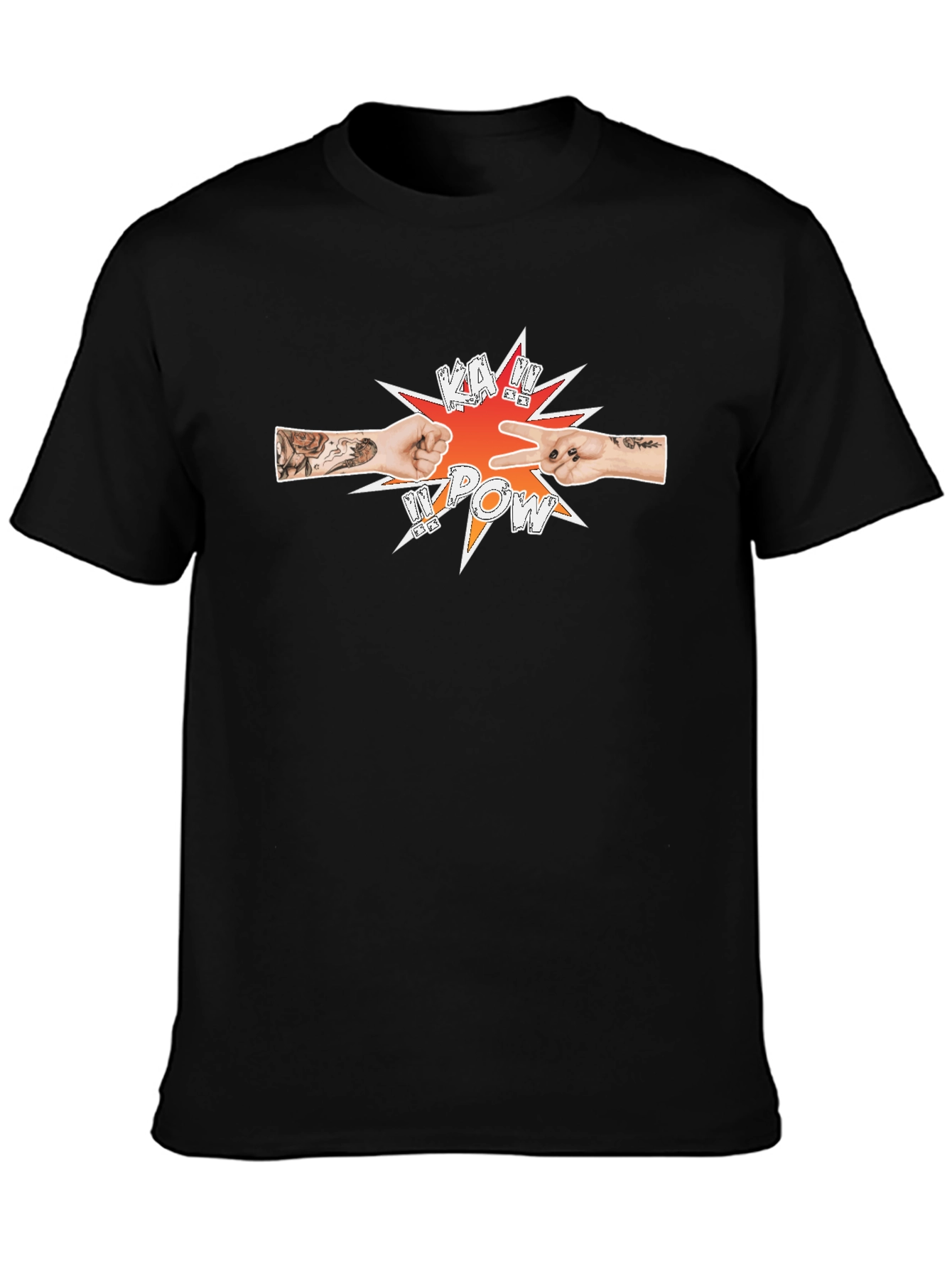 Ka Pow Comic Style Graphic T-Shirt