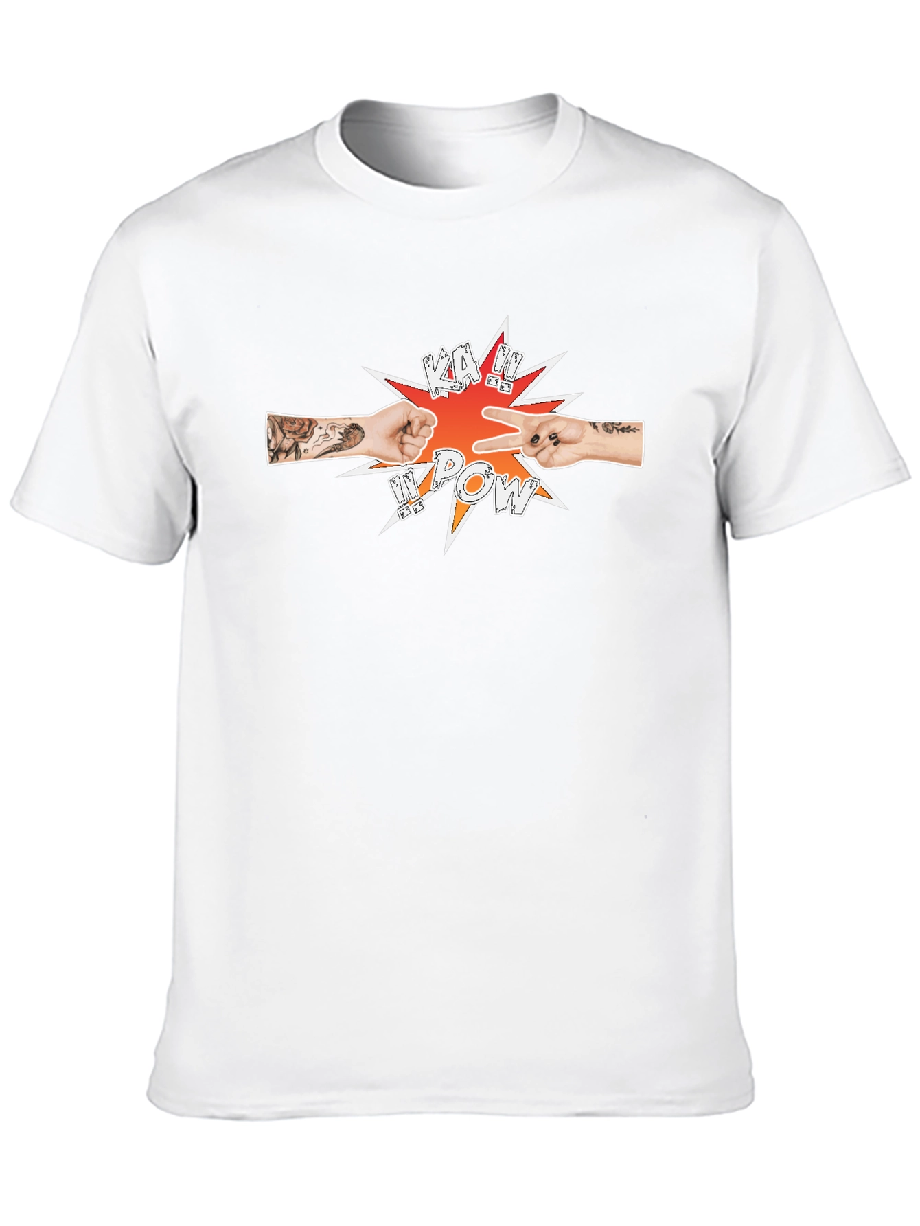 Ka Pow Comic Style Graphic T-Shirt