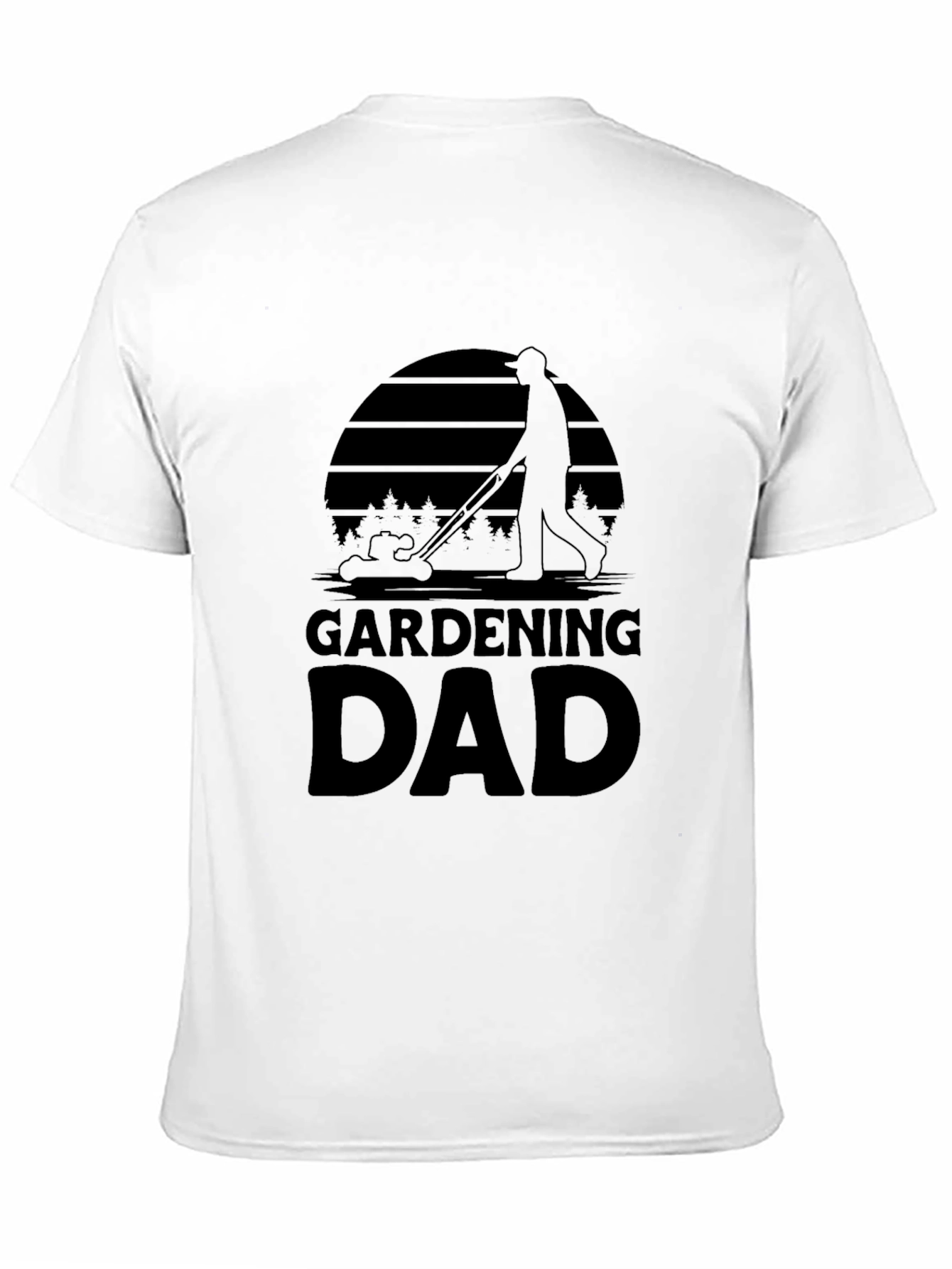 Gardening Dad T-Shirt - Black Graphic Tee
