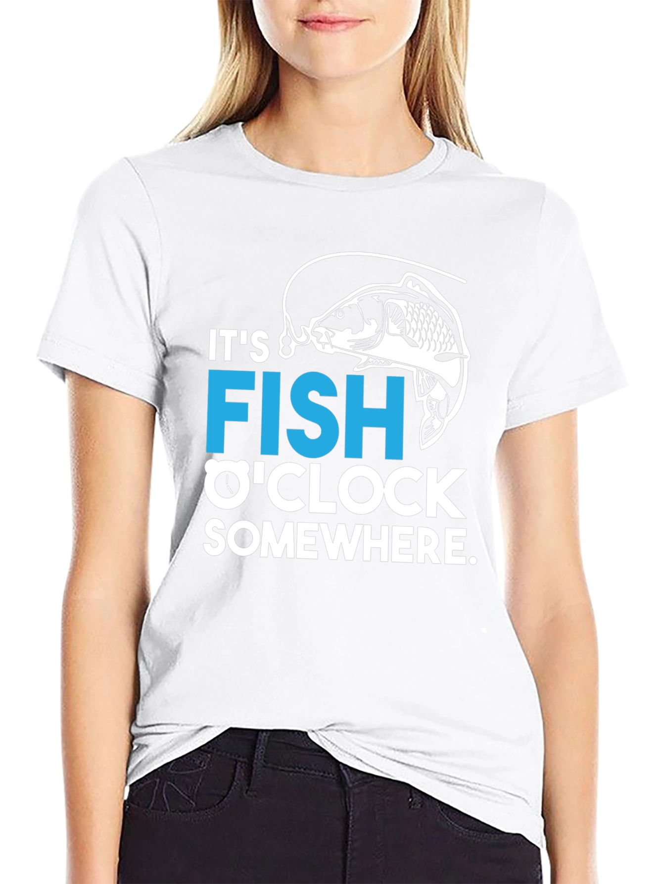 Its FISH OCLOCK Somewhere T-Shirt