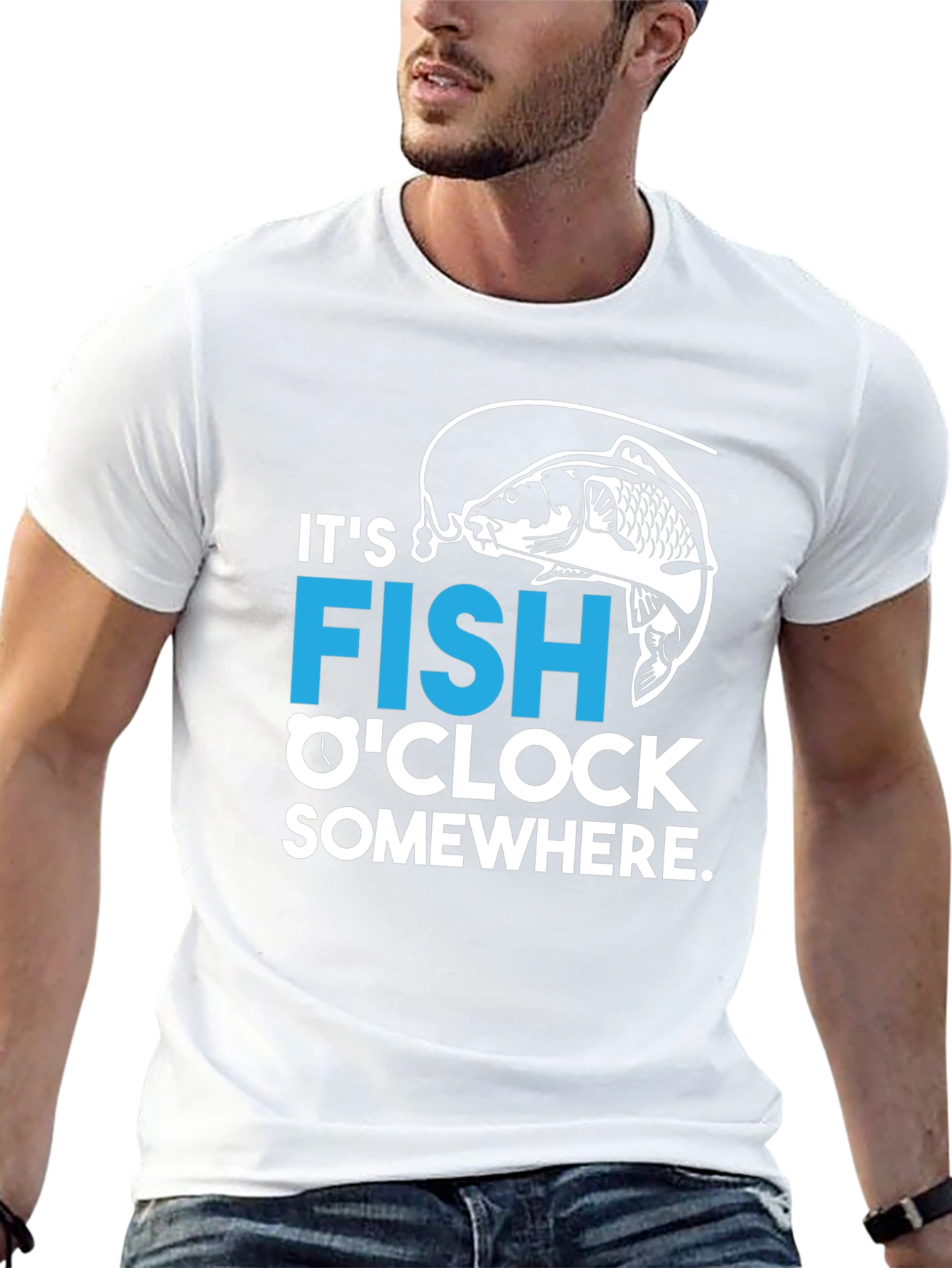Its FISH OCLOCK Somewhere T-Shirt